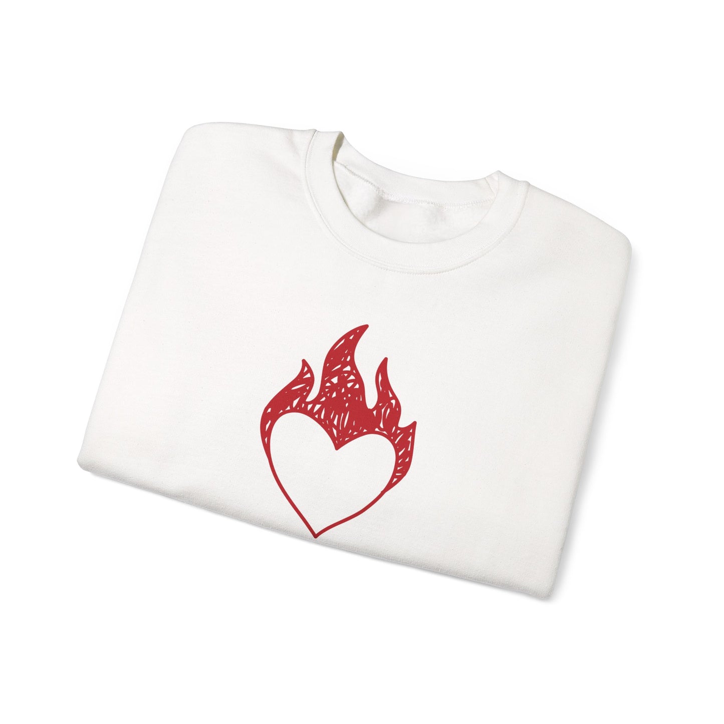 Fireheart Hand-drawn Crewneck Sweatshirt