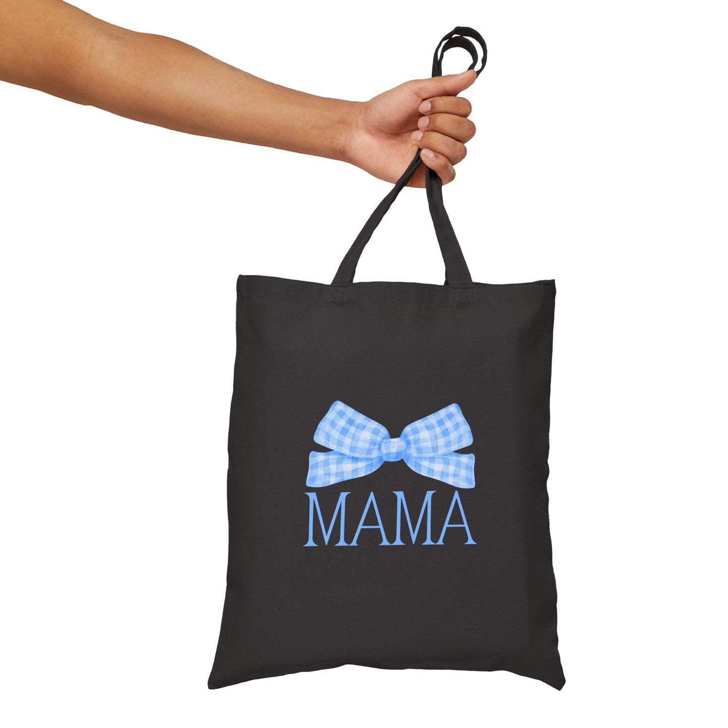 Mama Bow Blue Tote Bag