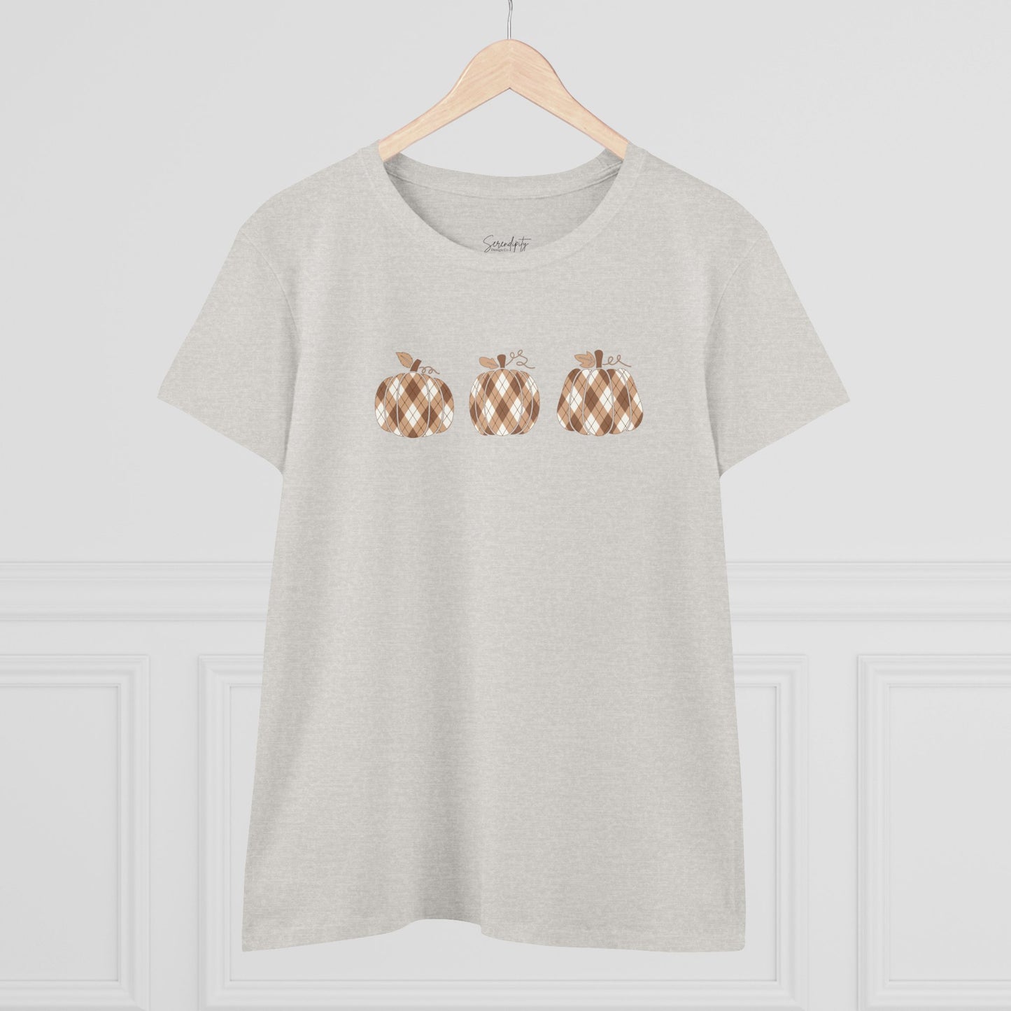 Plaid Pumpkins Baby Tee