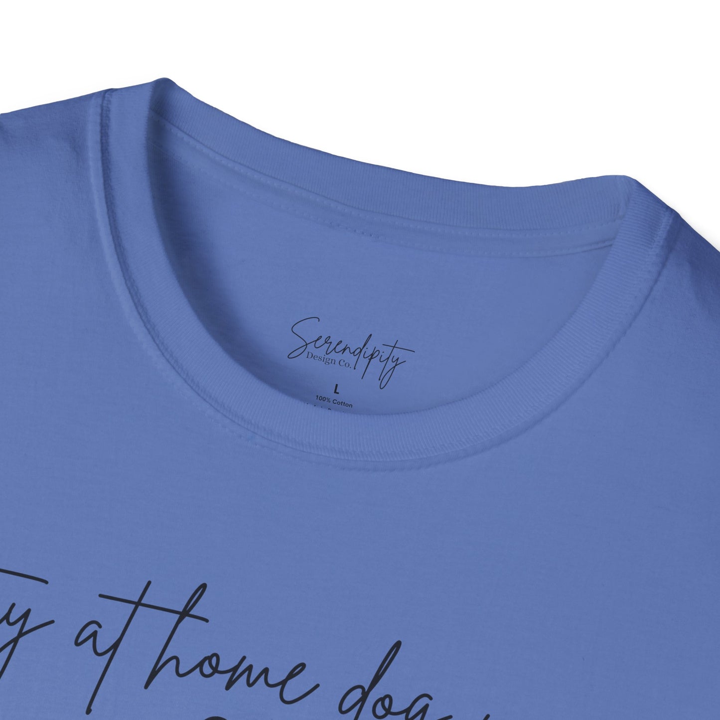 Stay At Home Dog Mom Soft Style Tee