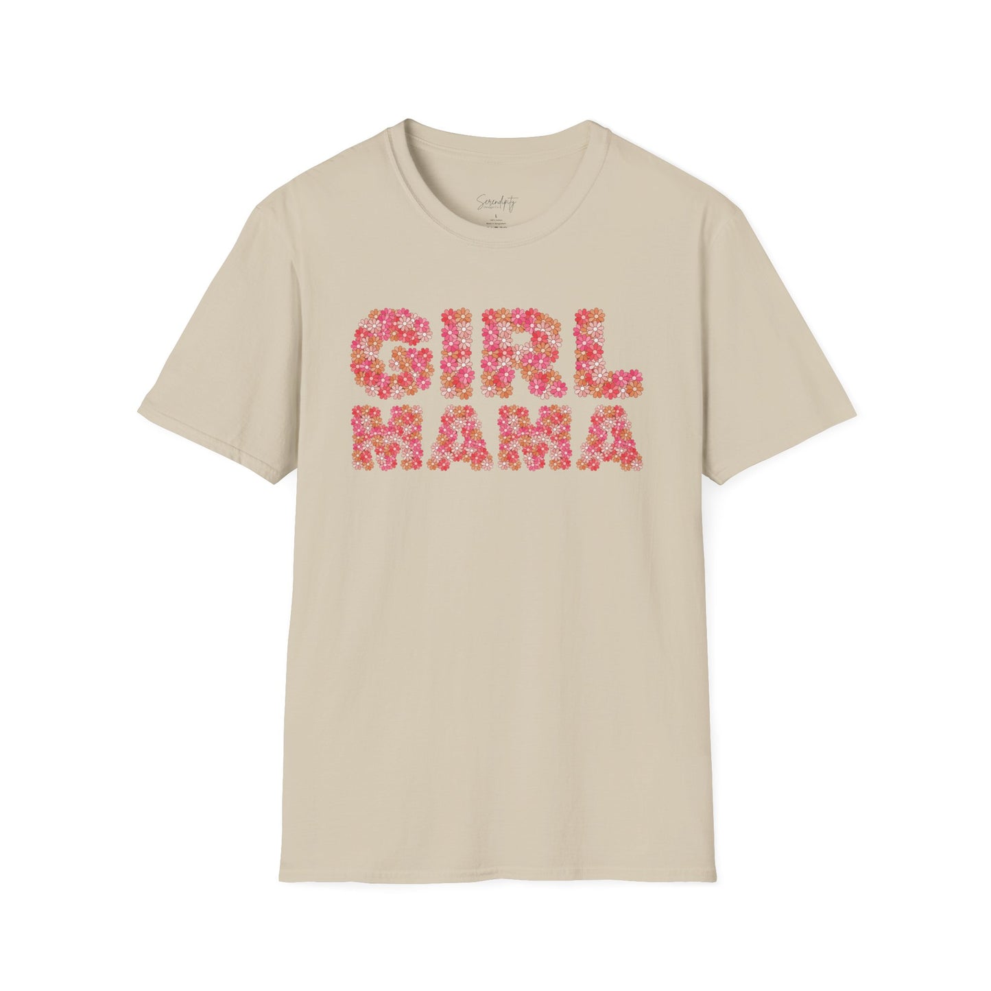 Girl Mama Retro Floral Soft Style Tee