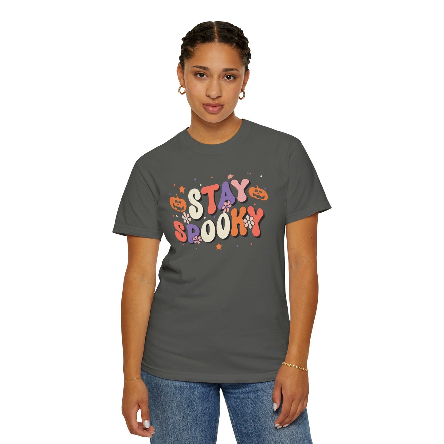 Stay Spooky Girly Comfort Colors Tee