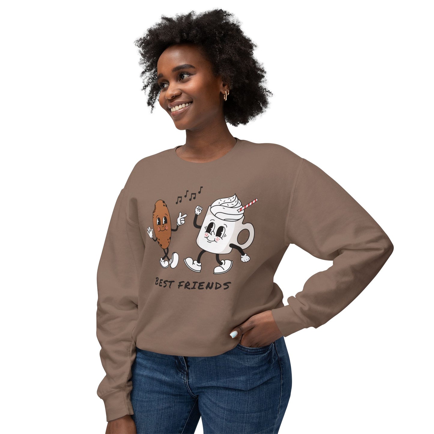 Milk & Cookies Best Friends Comfort Colors Sweatshirt