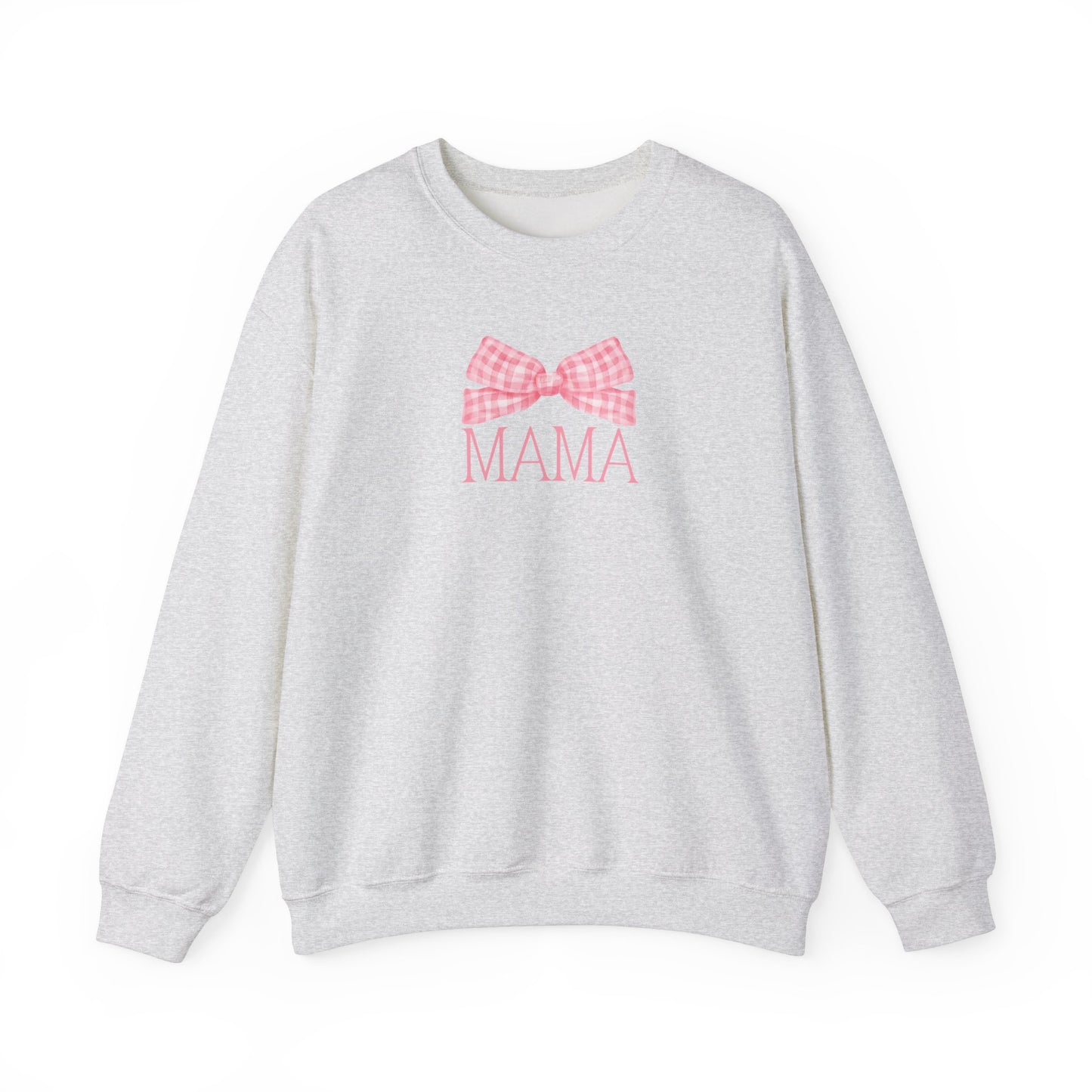 Mama Bow Pink Unisex Crewneck