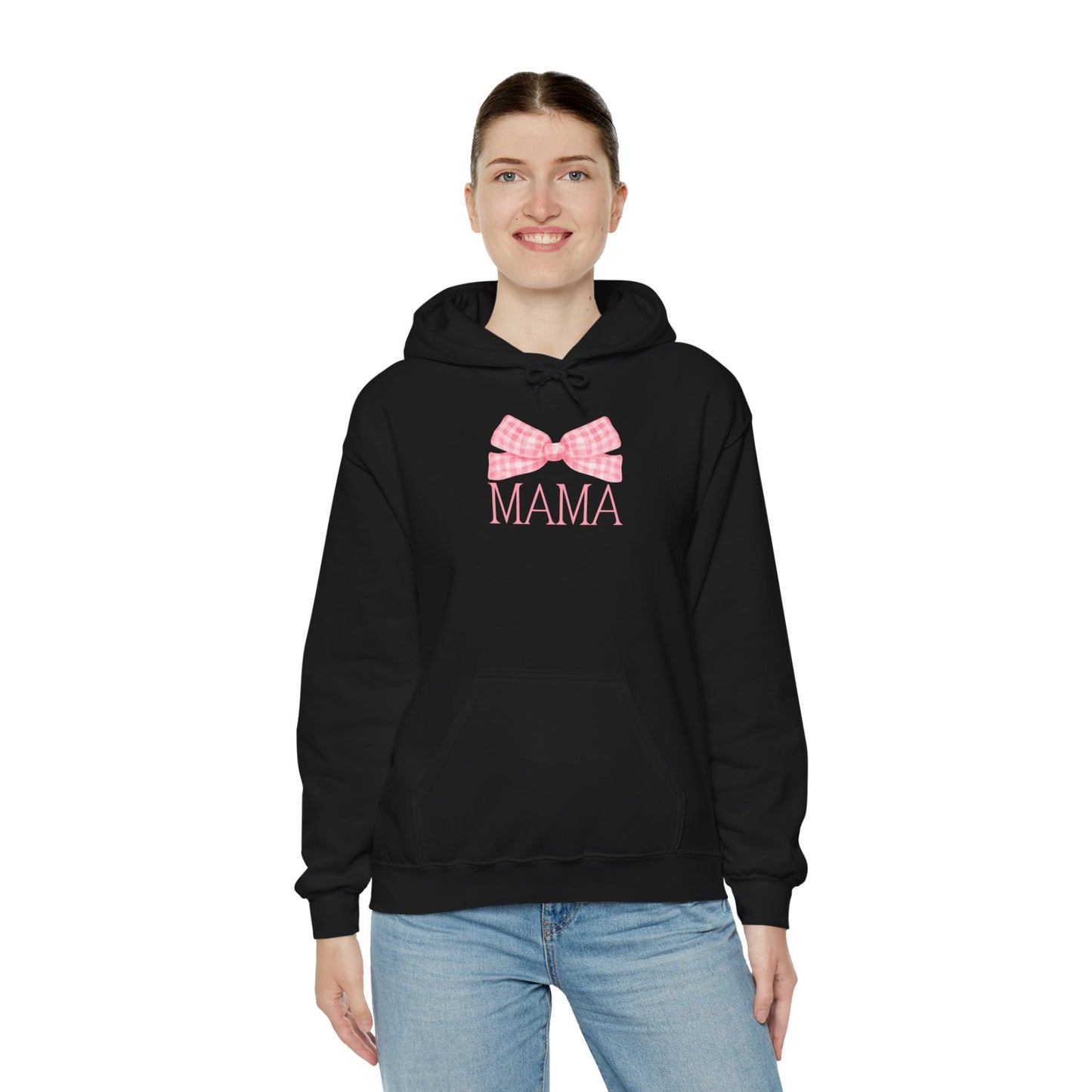 Mama Bow Pink Unisex Hoodie