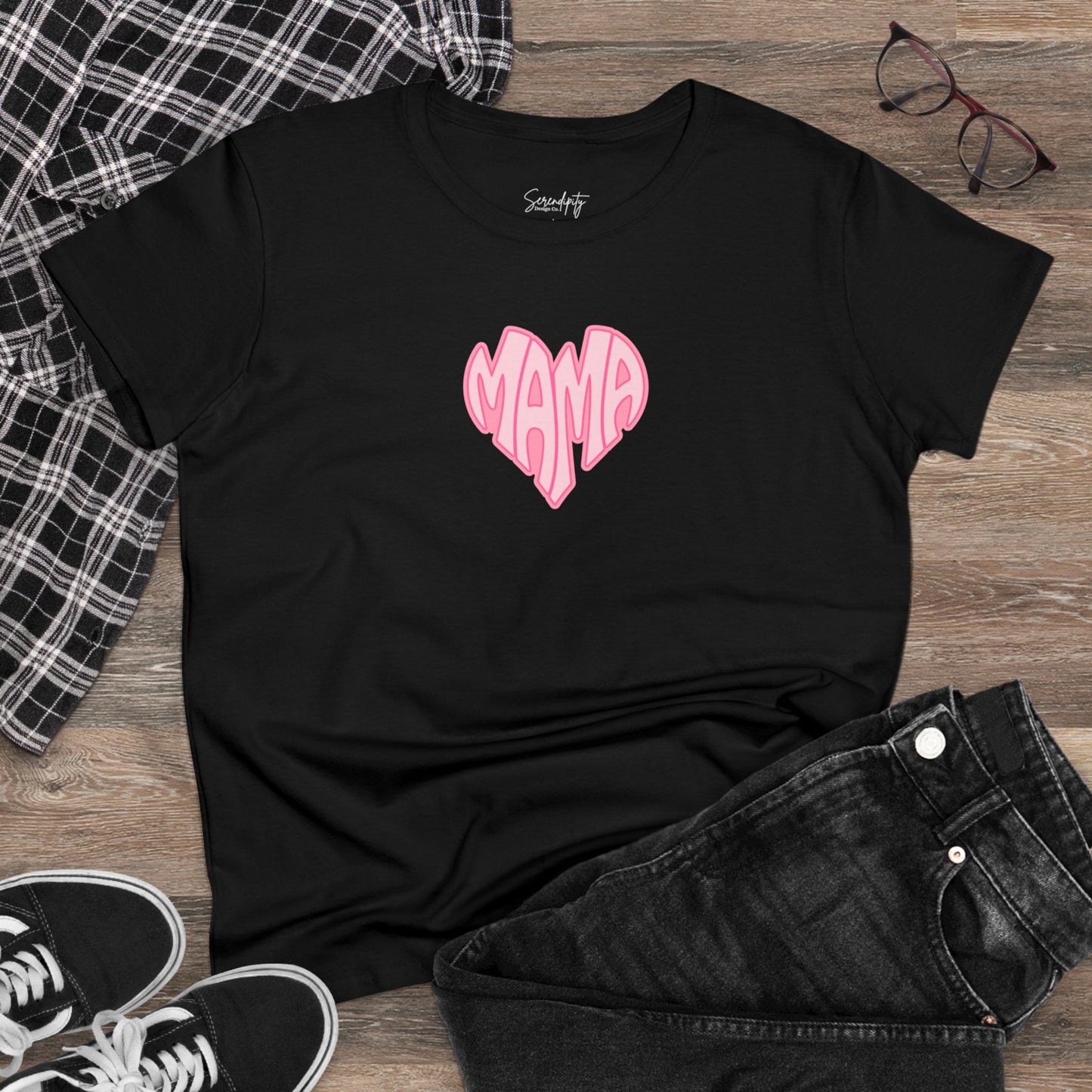 Mama Heart Baby Tee