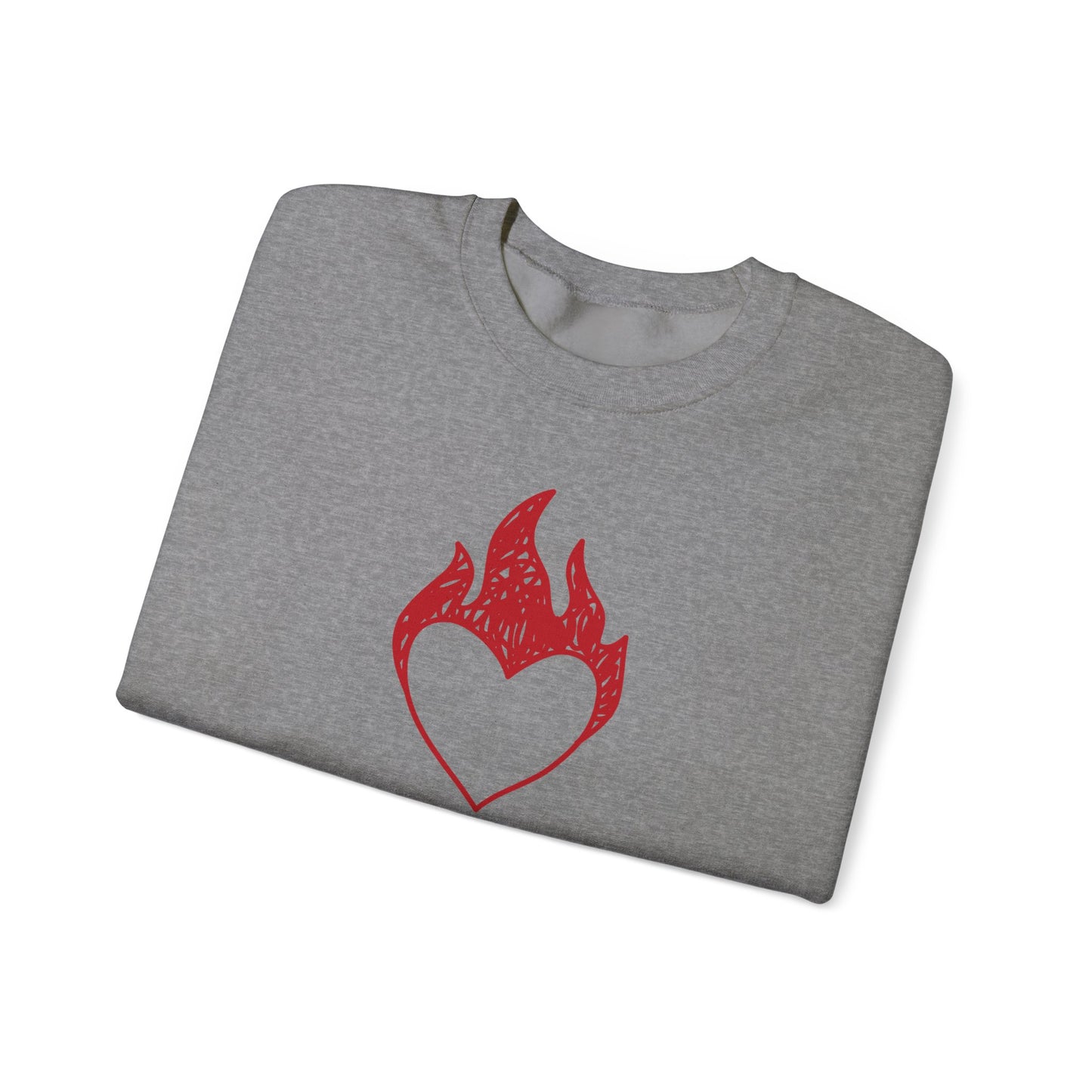 Fireheart Hand-drawn Crewneck Sweatshirt