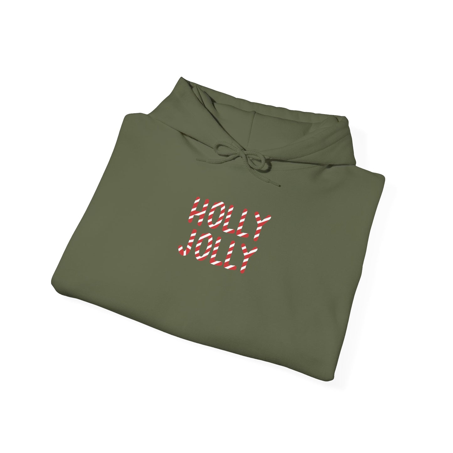 Holly Jolly Candy Cane Unisex Hoodie