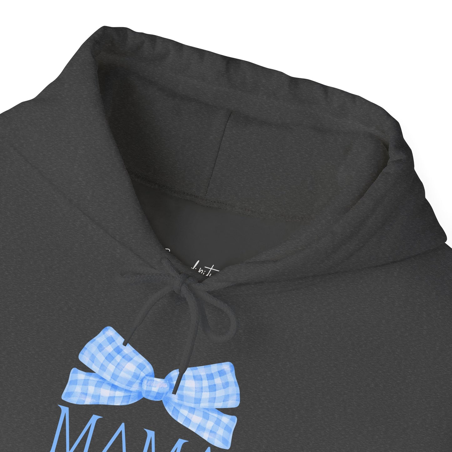 Mama Bow Blue Unisex Hoodie