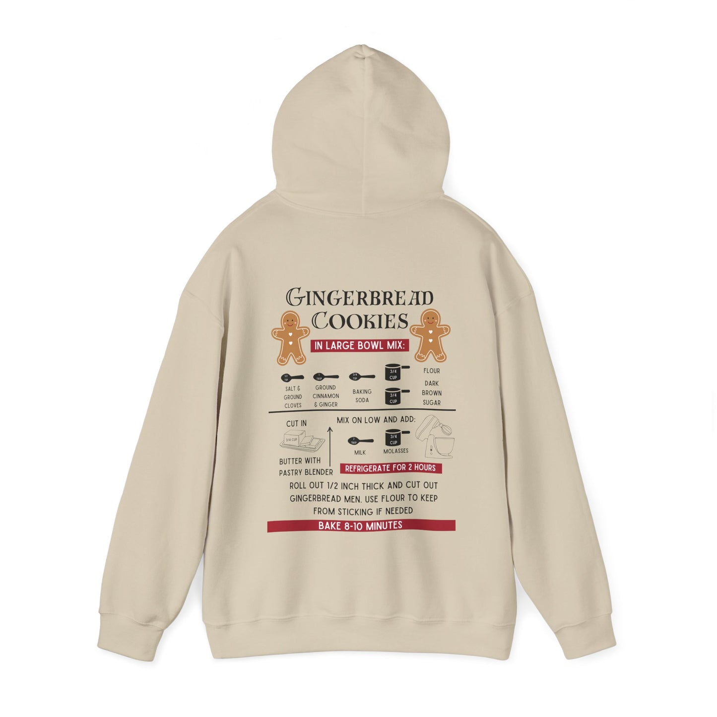 Gingerbread Cookie Recipe Unisex Hoodie