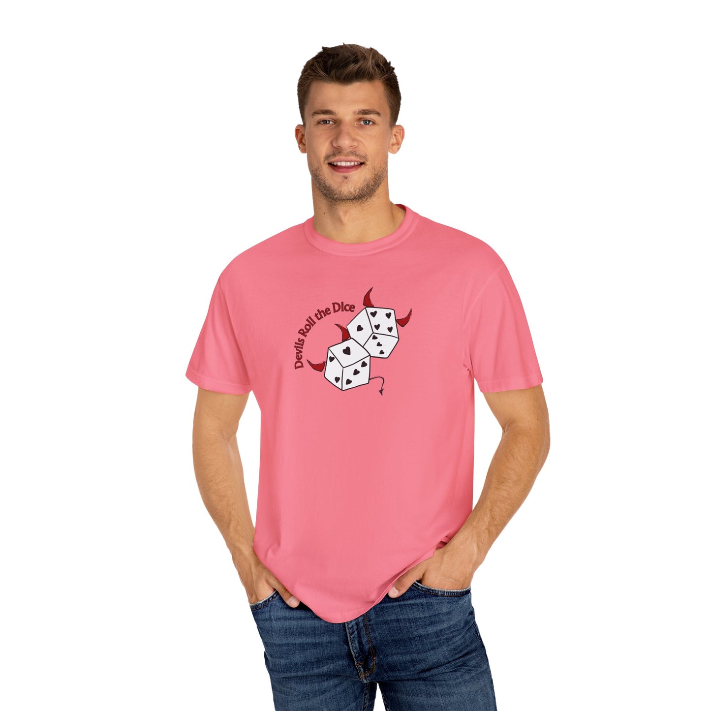 Devils Roll The Dice Comfort Colors Tee
