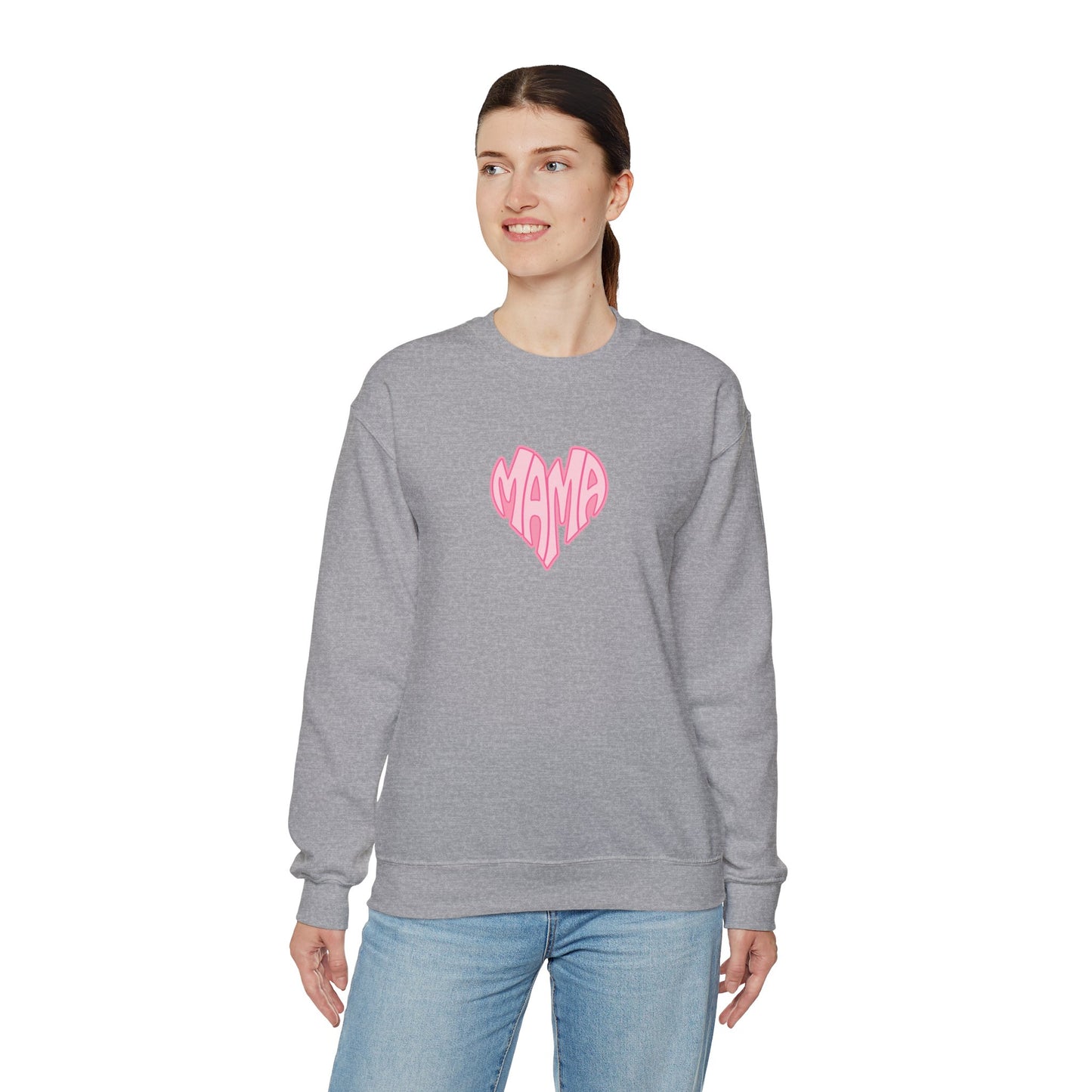 Mama Heart Unisex Crewneck