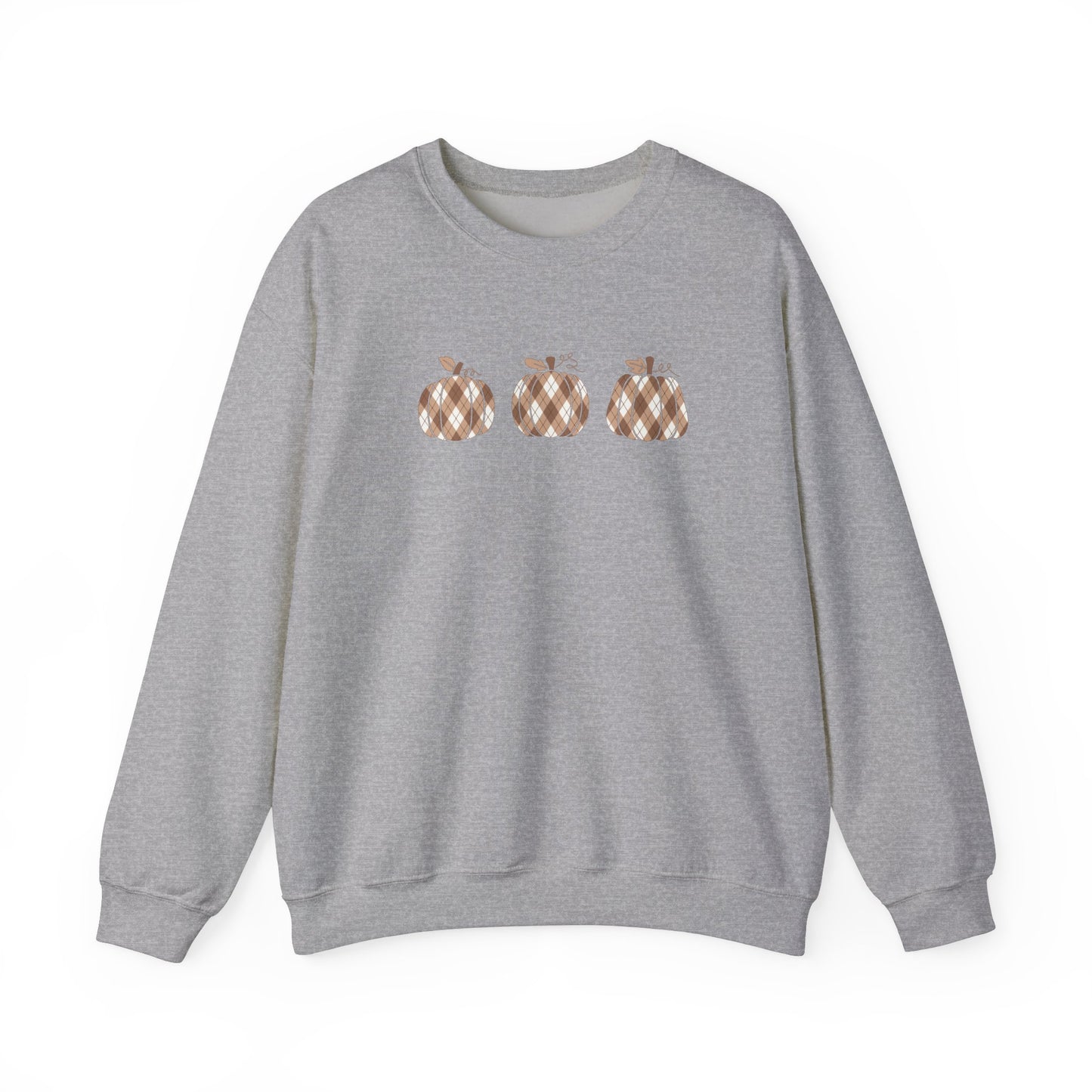 Plaid Pumpkins Unisex Crewneck