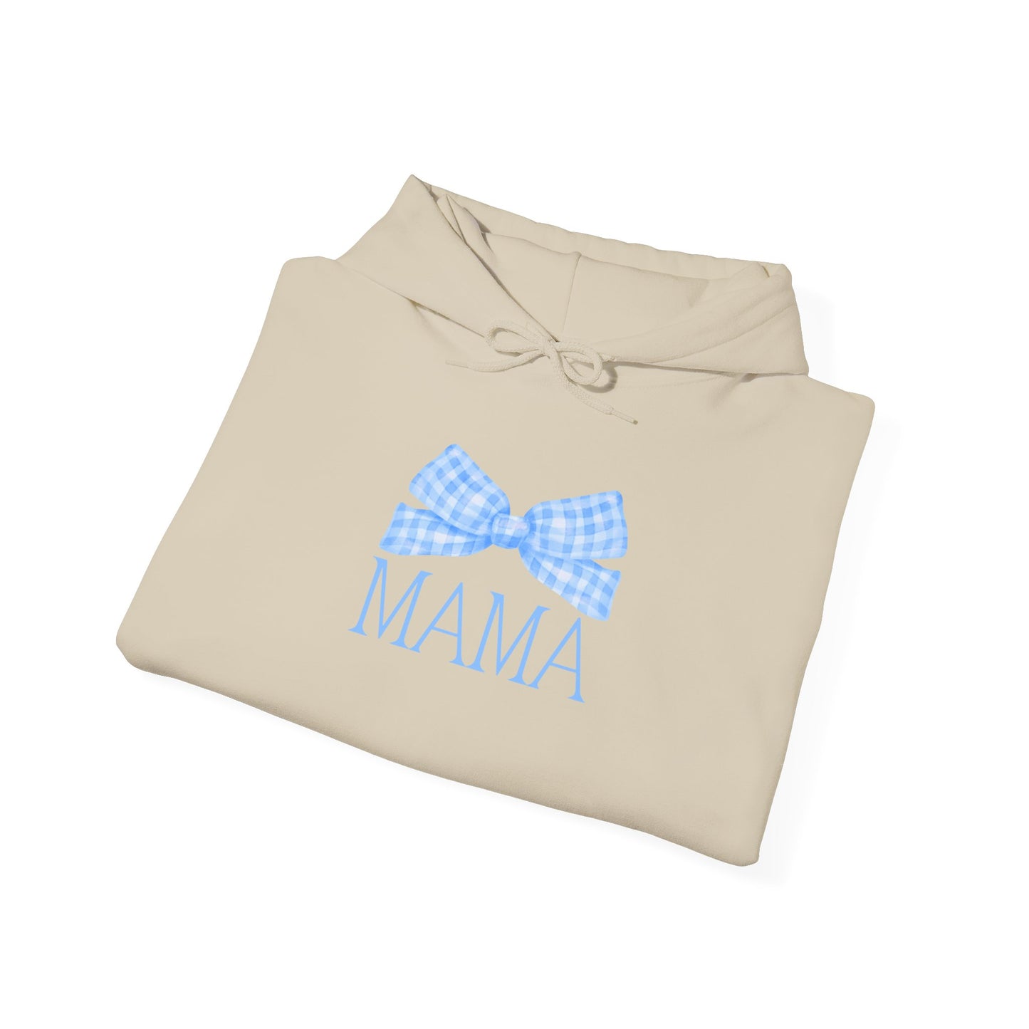 Mama Bow Blue Unisex Hoodie