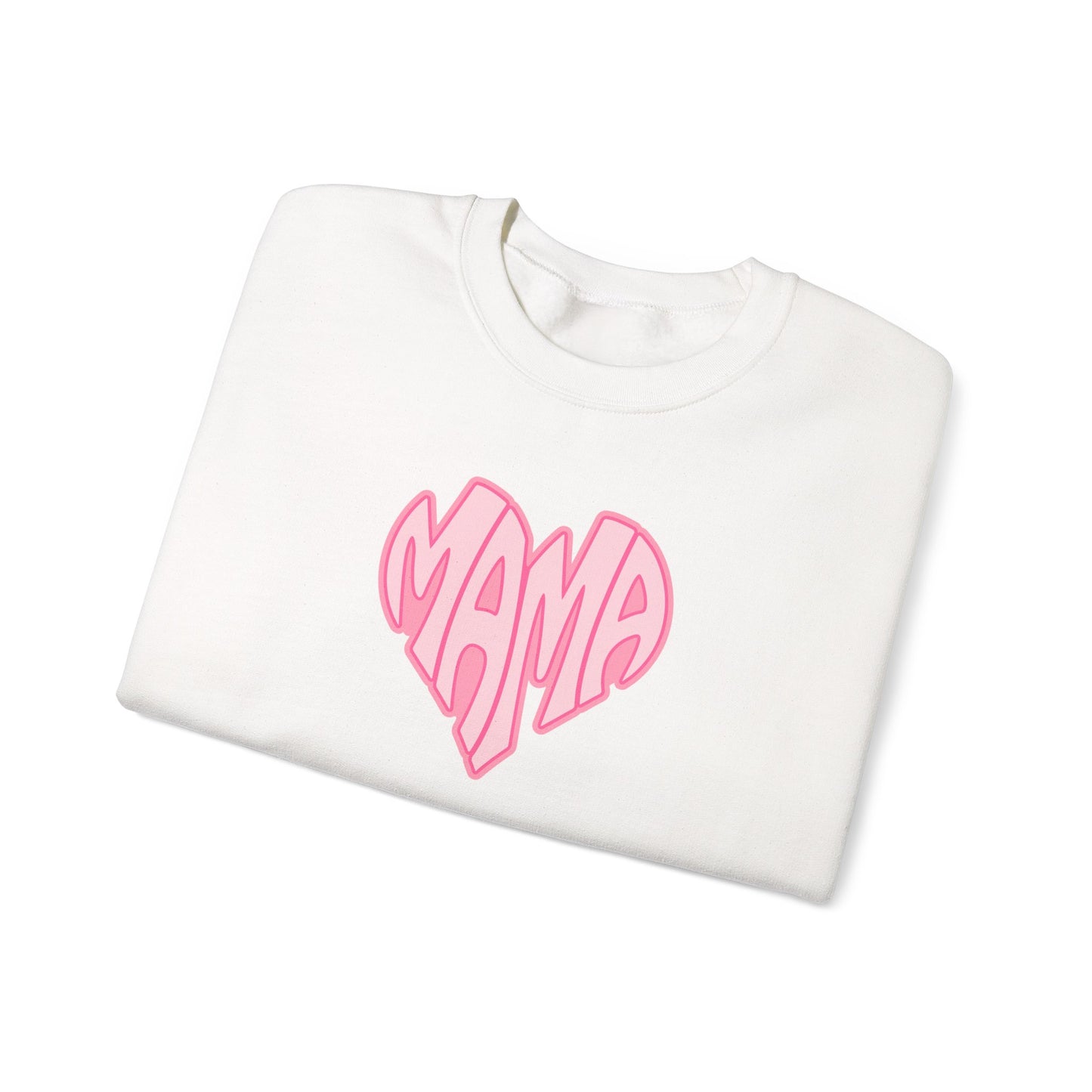 Mama Heart Crewneck Sweatshirt
