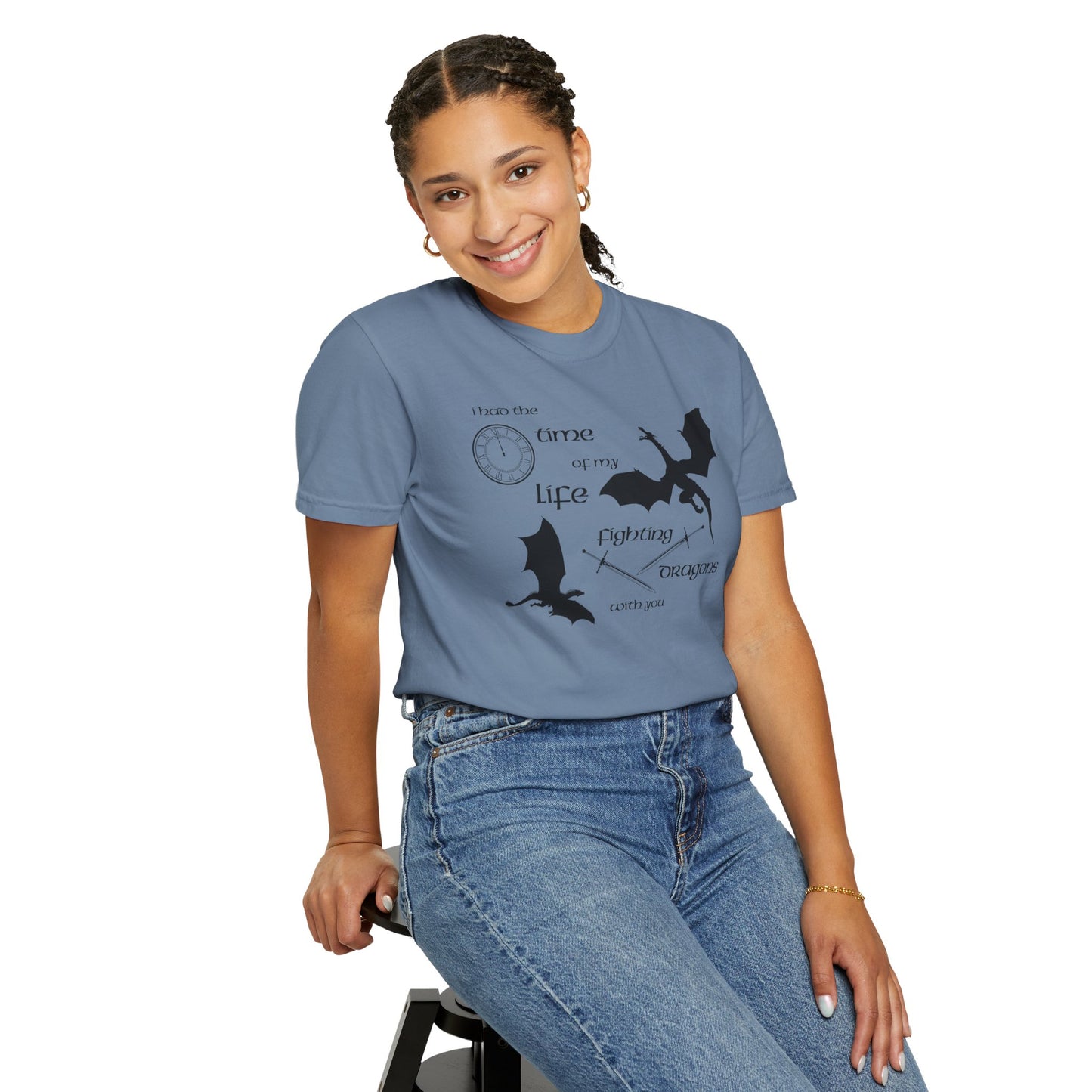 Fighting Dragons With You Comfort Colors Tee