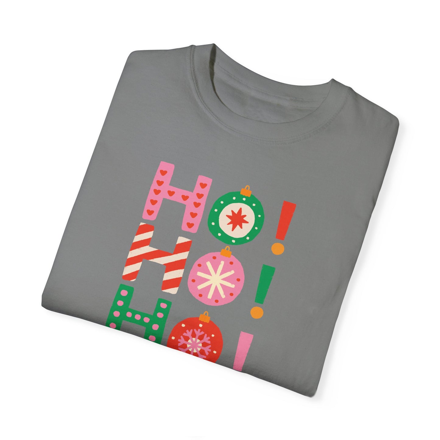 Ho Ho Ho Ornaments Comfort Colors Tee