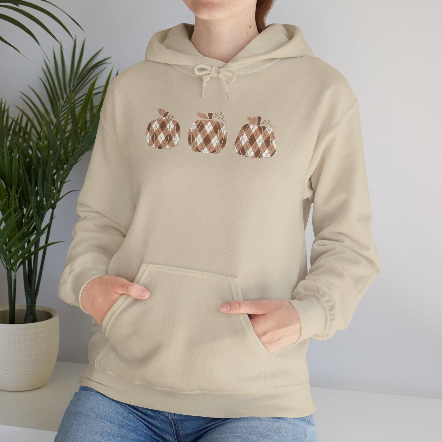 Plaid Pumpkins Unisex Hoodie