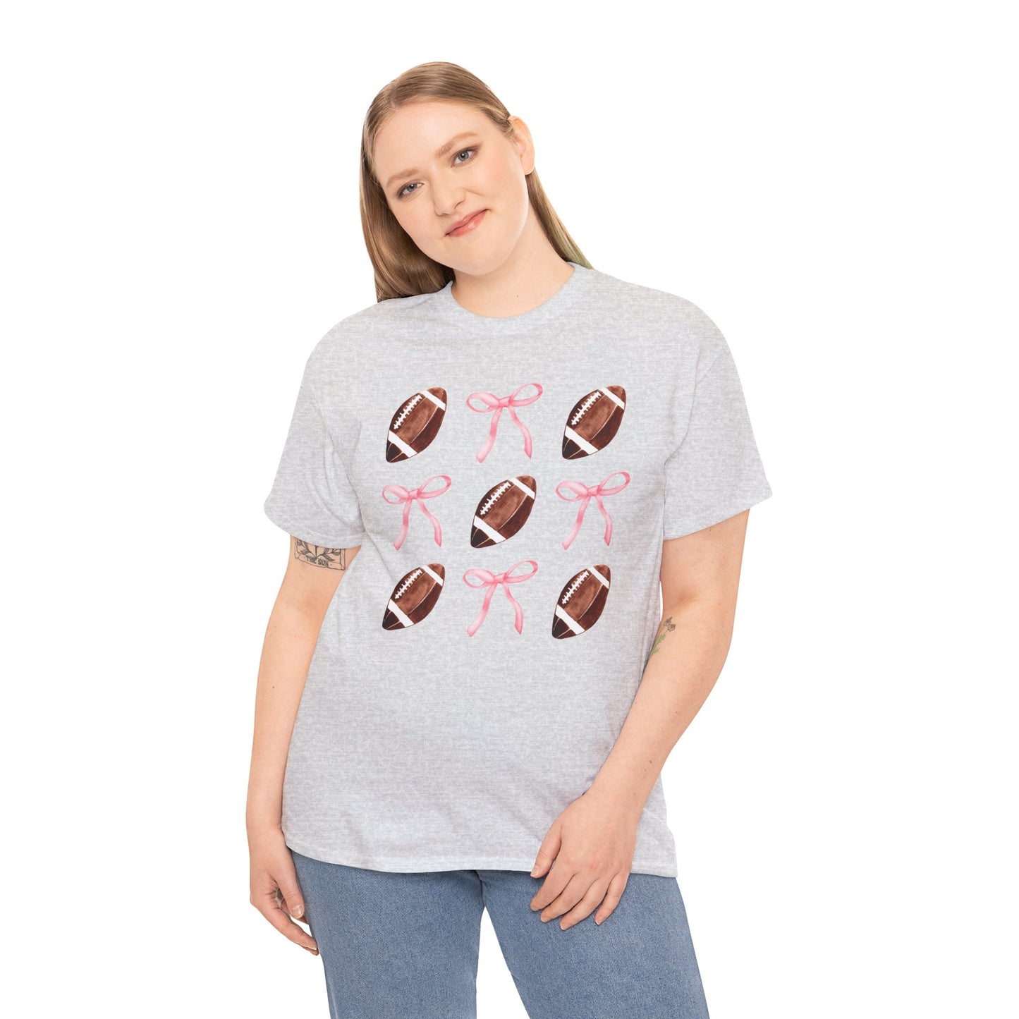 Football Bows Unisex Tee