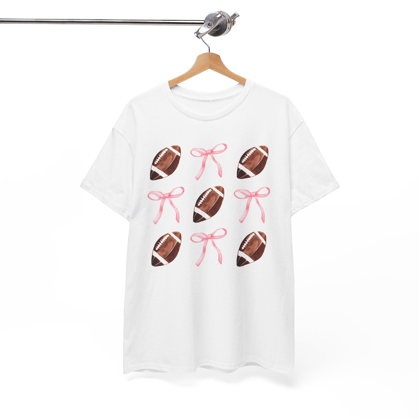 Football Bows Unisex Tee