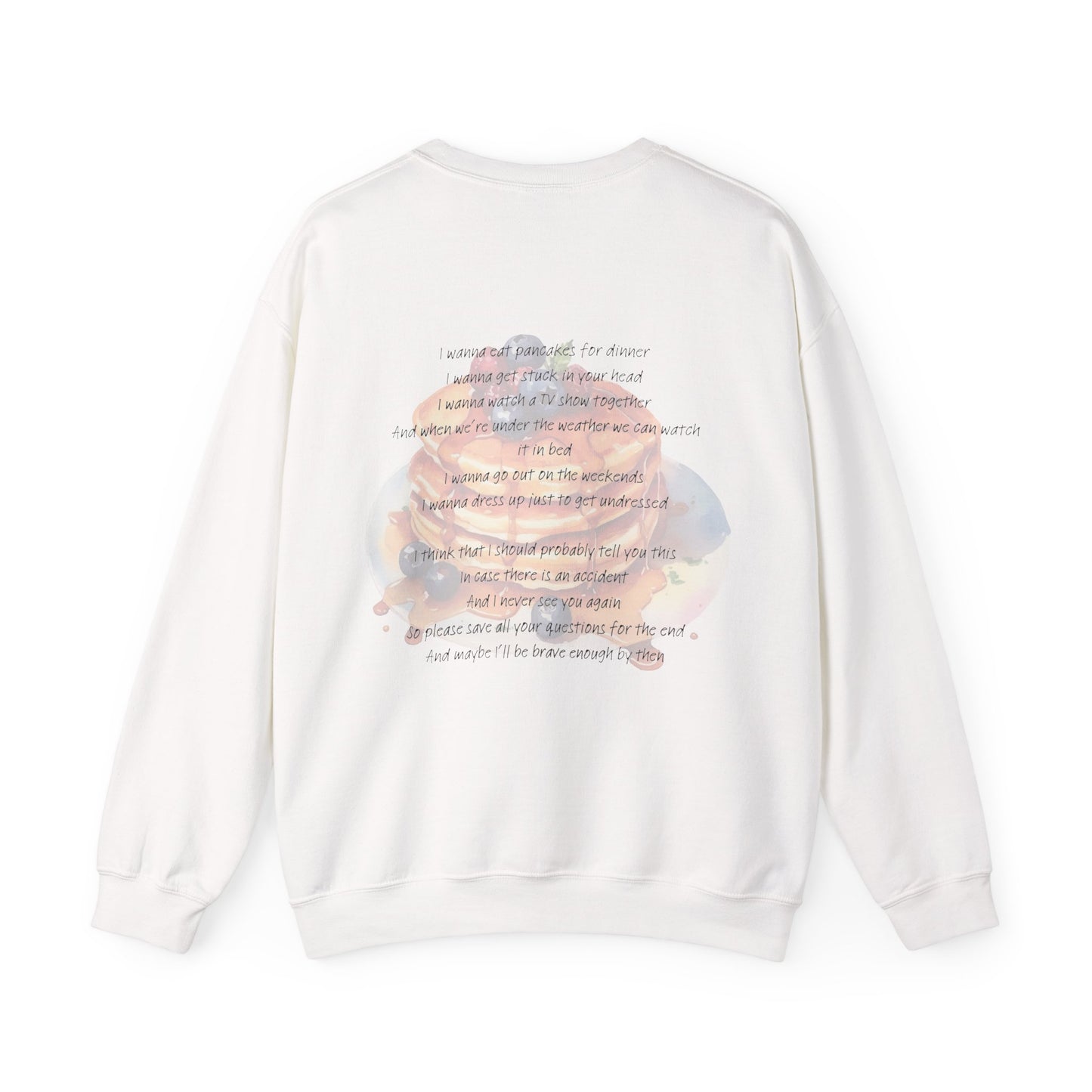 Pancakes For Dinner Crewneck Sweatshirt