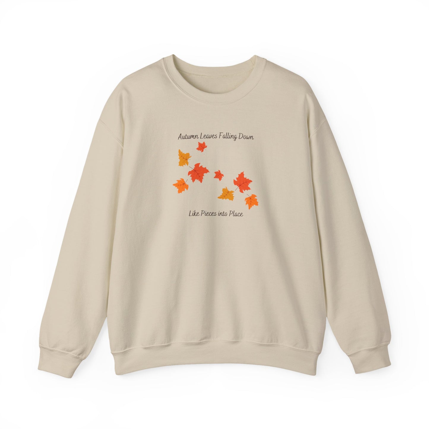 Autumn Leaves Falling Down Crewneck Sweatshirt