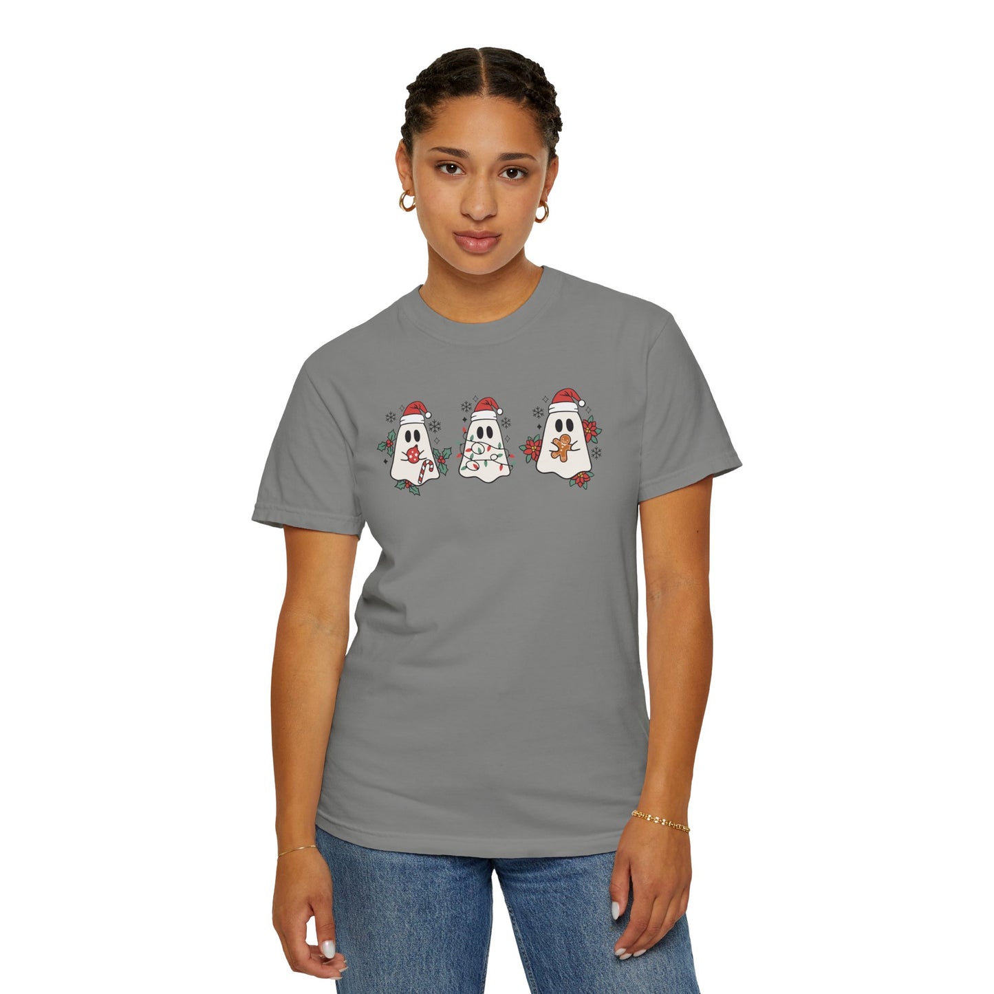 Christmas Ghosties Comfort Colors Tee