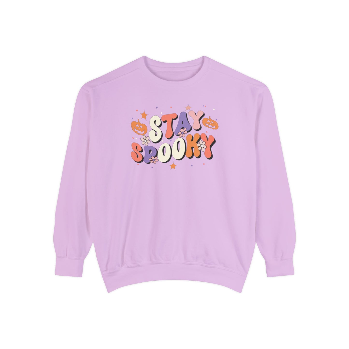 Stay Spooky Girly Comfort Colors Sweatshirt