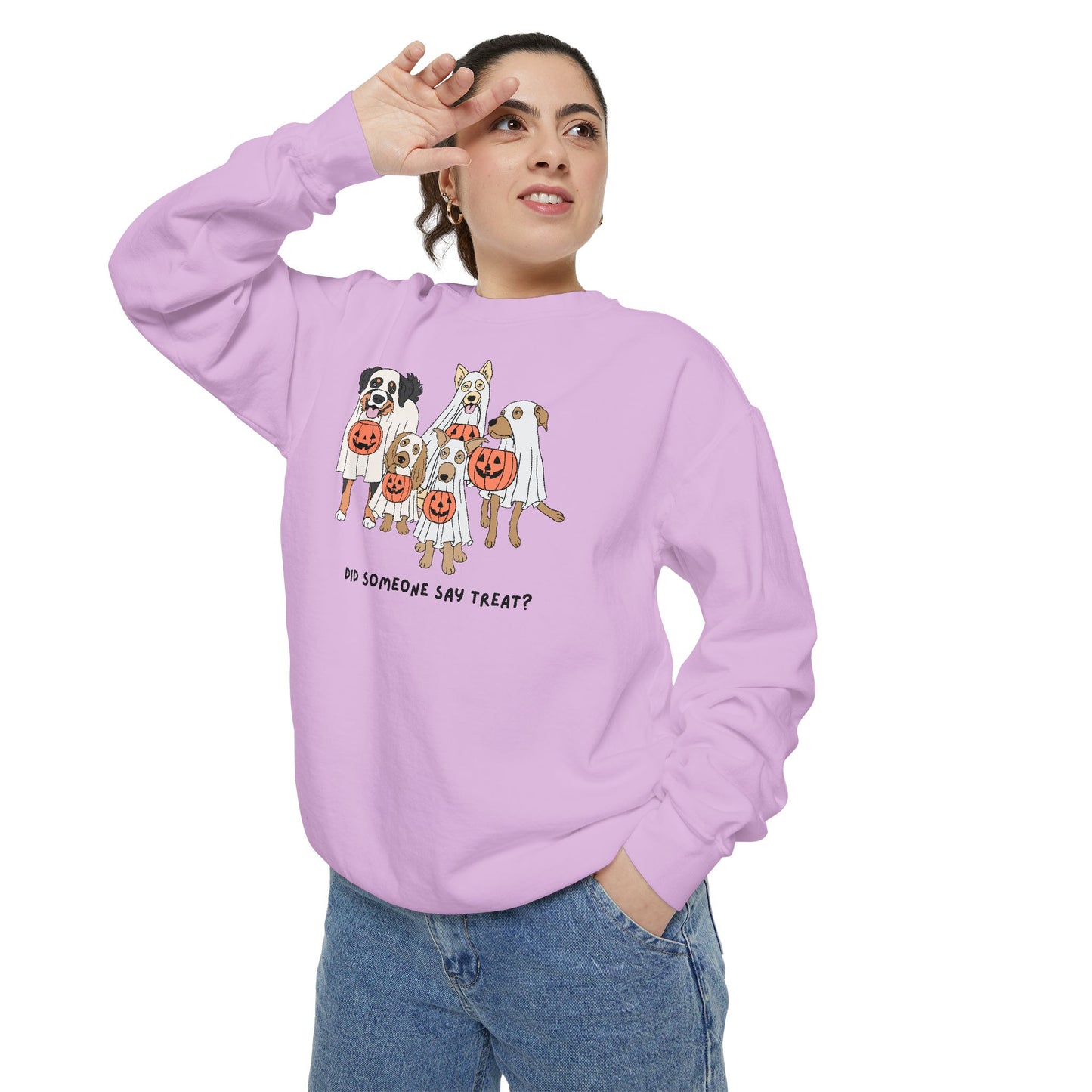 Did Someone Say Treat? Comfort Colors Sweatshirt