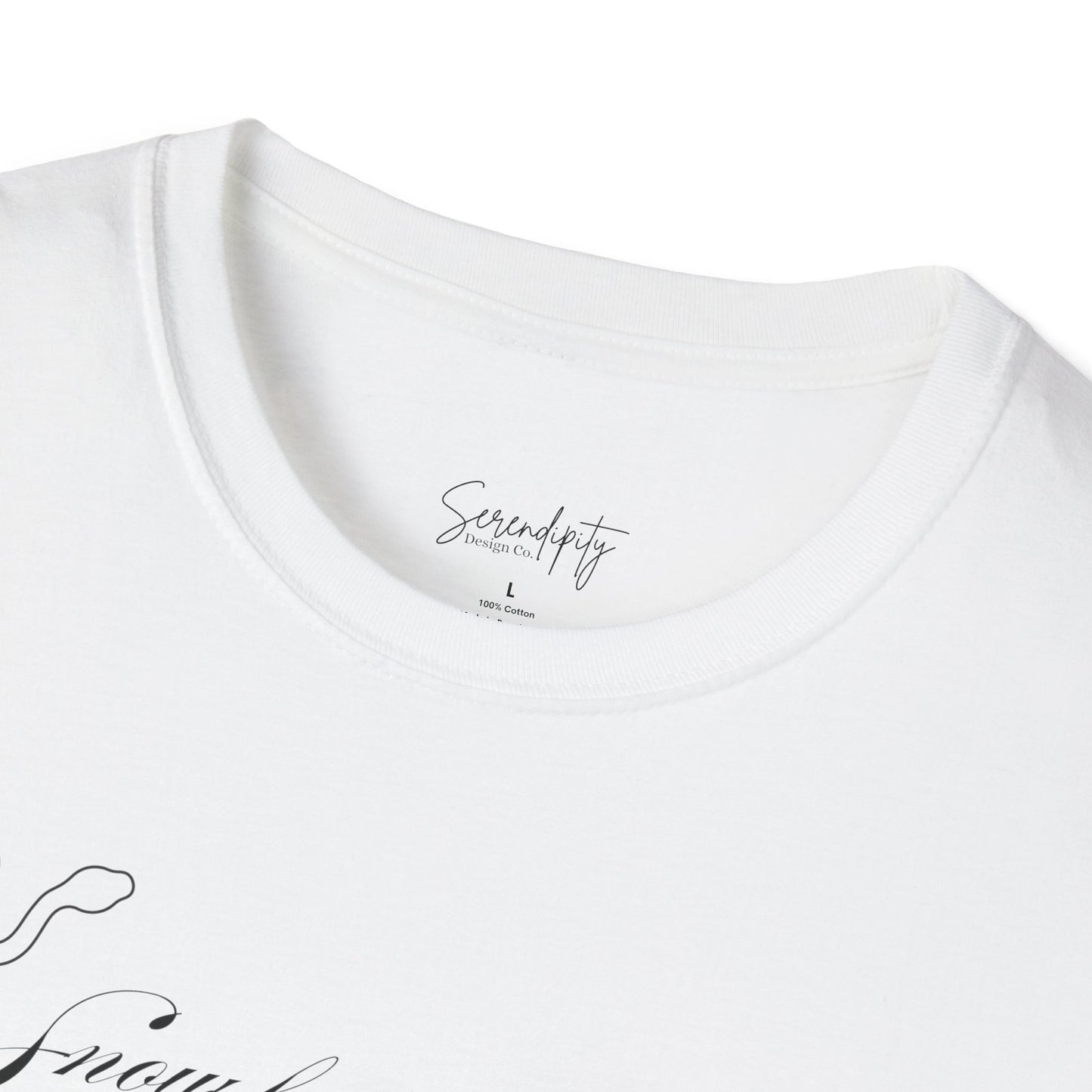 Snow Lands On Top Soft Style Tee