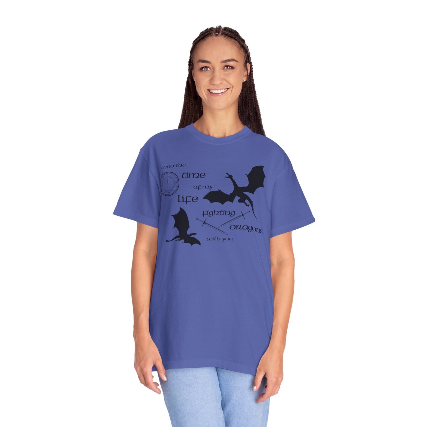 Fighting Dragons With You Comfort Colors Tee