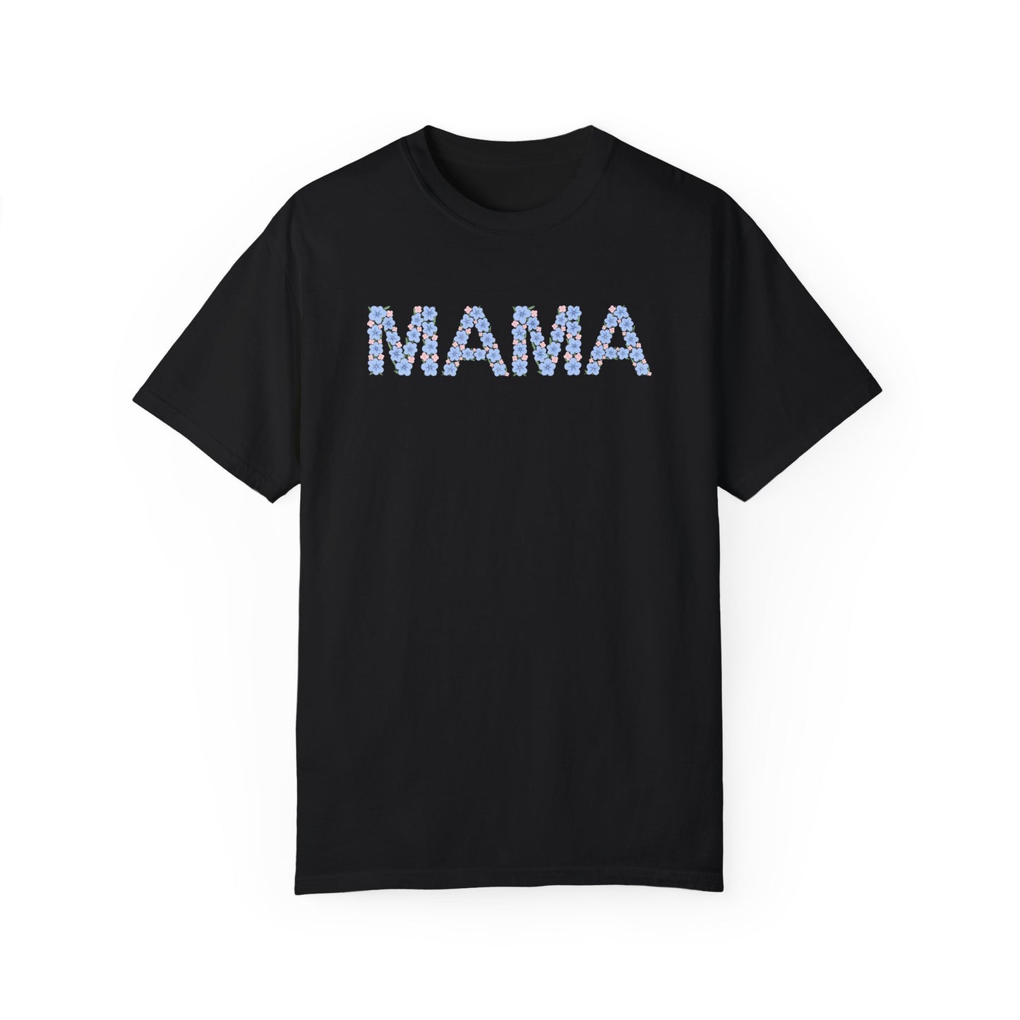 MAMA Floral Comfort Colors Tee