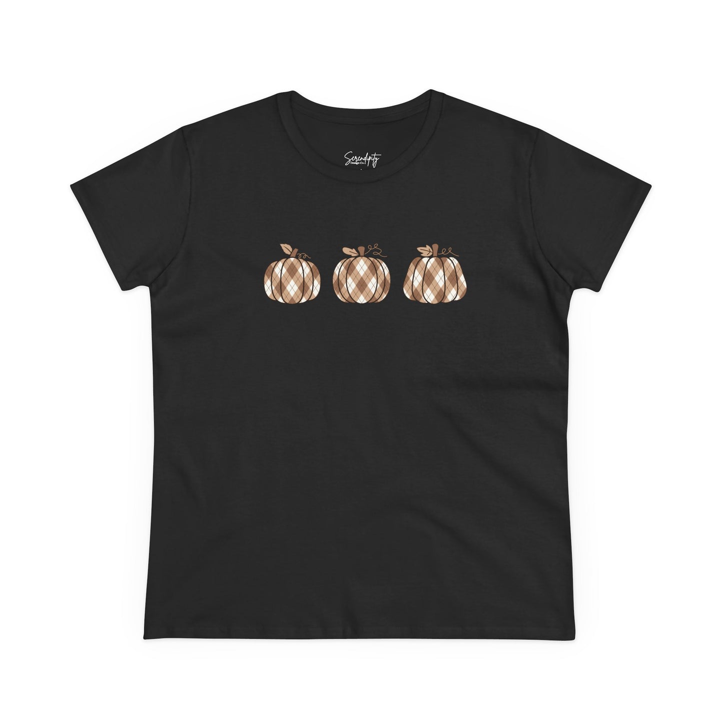 Plaid Pumpkins Baby Tee