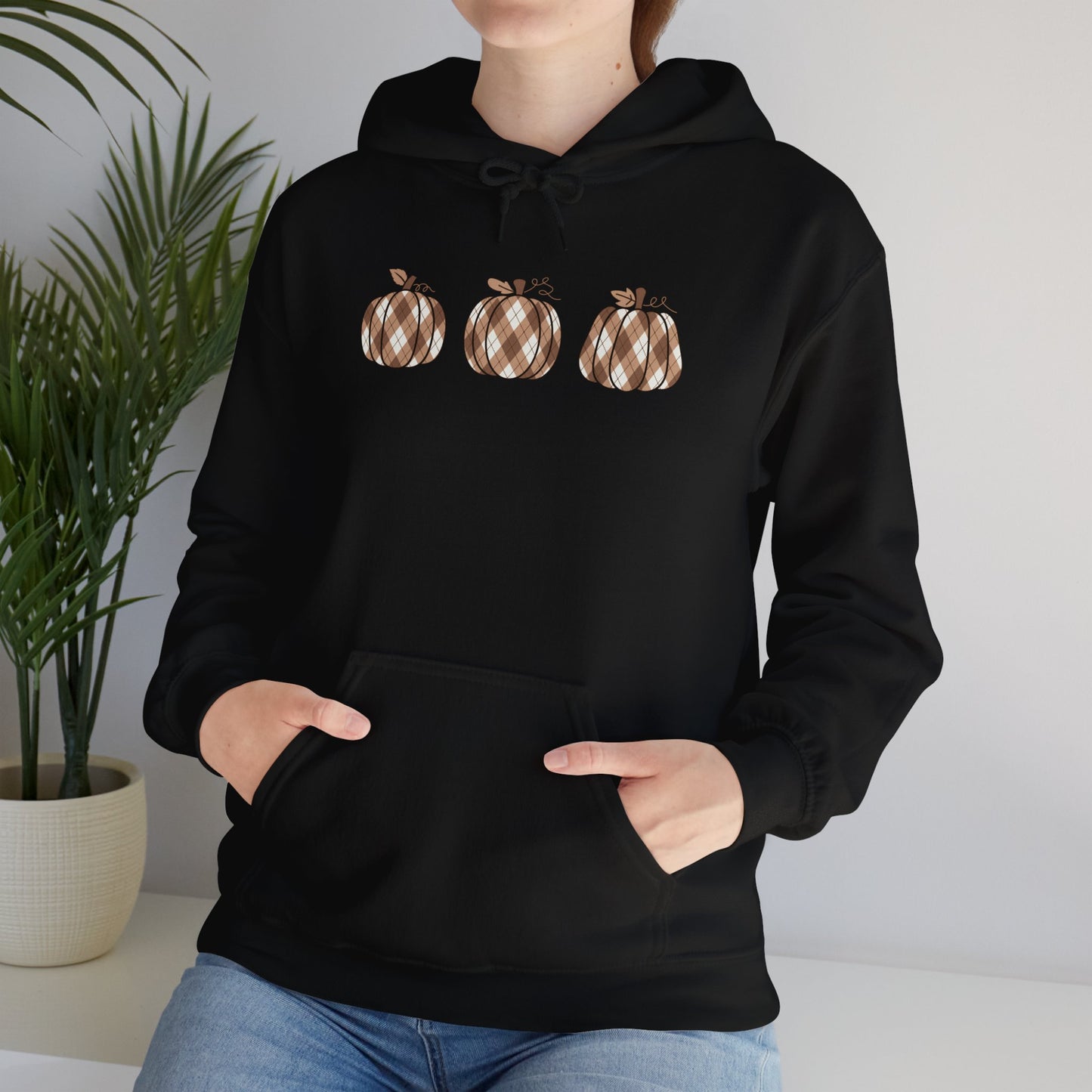 Plaid Pumpkins Unisex Hoodie