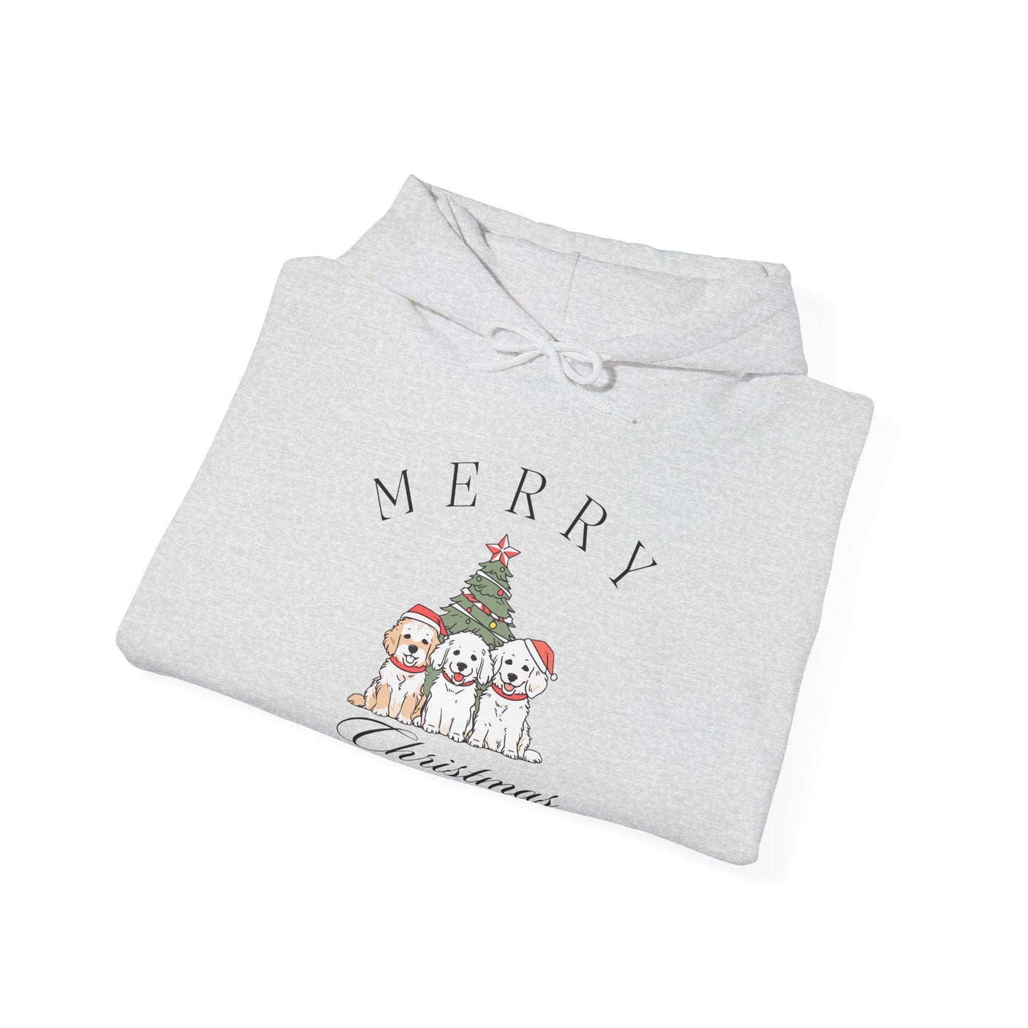 Merry Christmas Puppies Unisex Hoodie