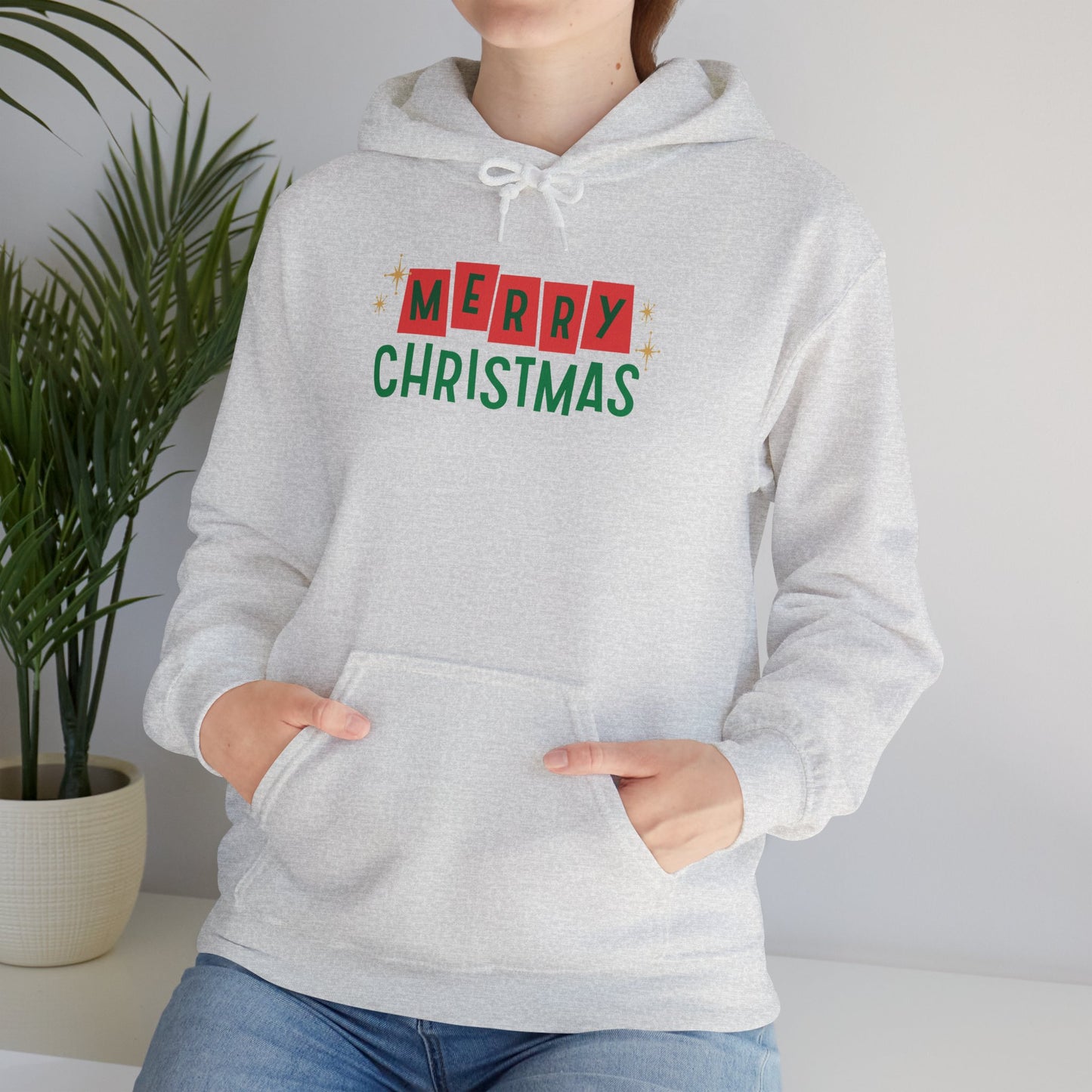 Retro Merry Christmas Unisex Hoodie