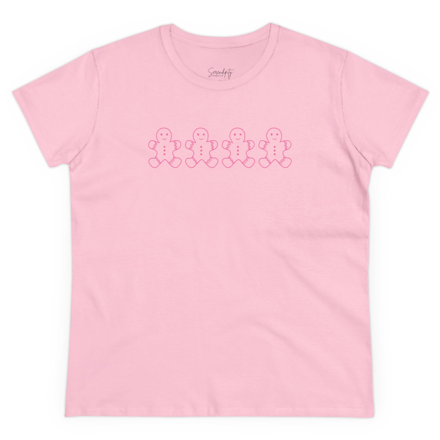 Pink Gingerbread Baby Tee