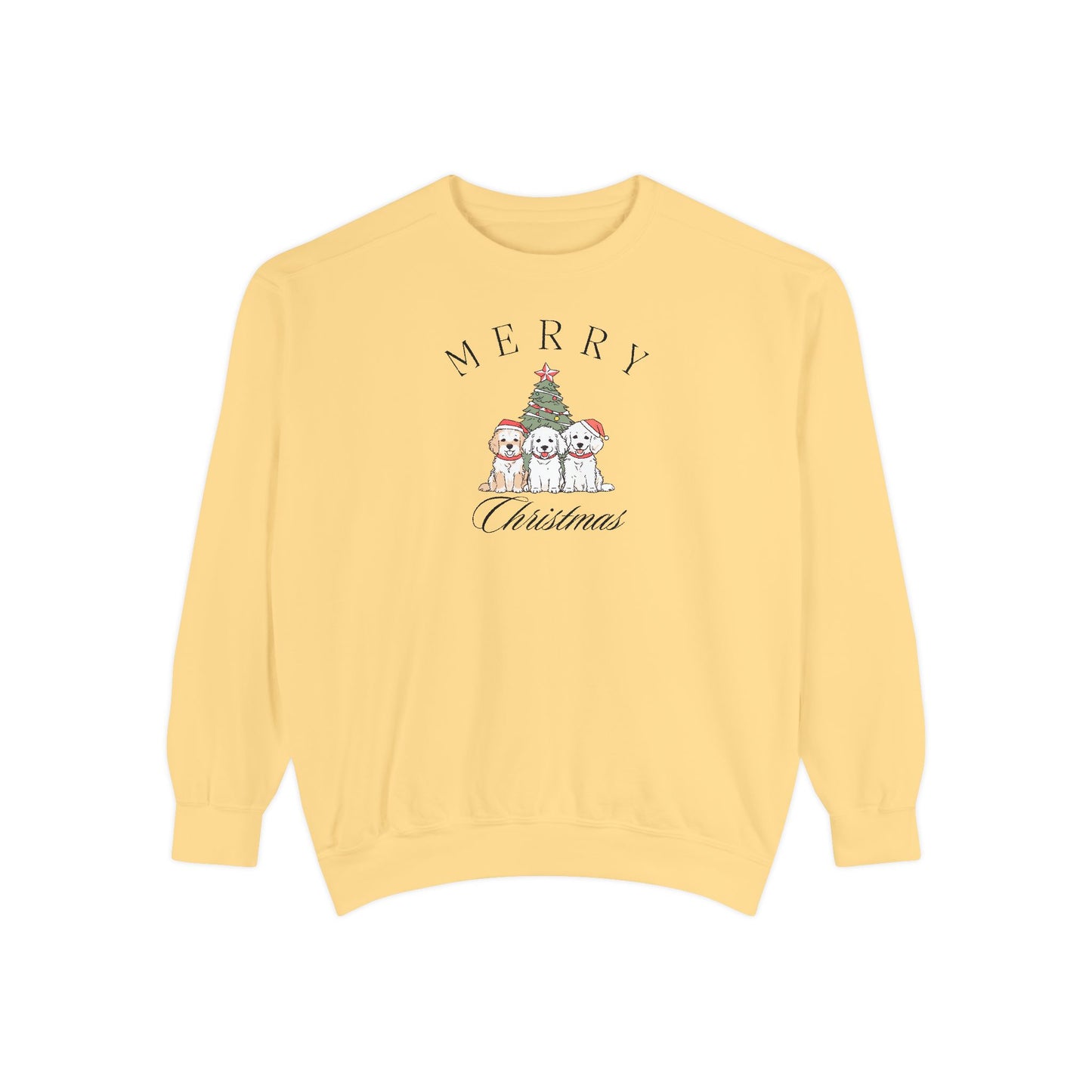 Merry Christmas Comfort Colors Sweatshirt