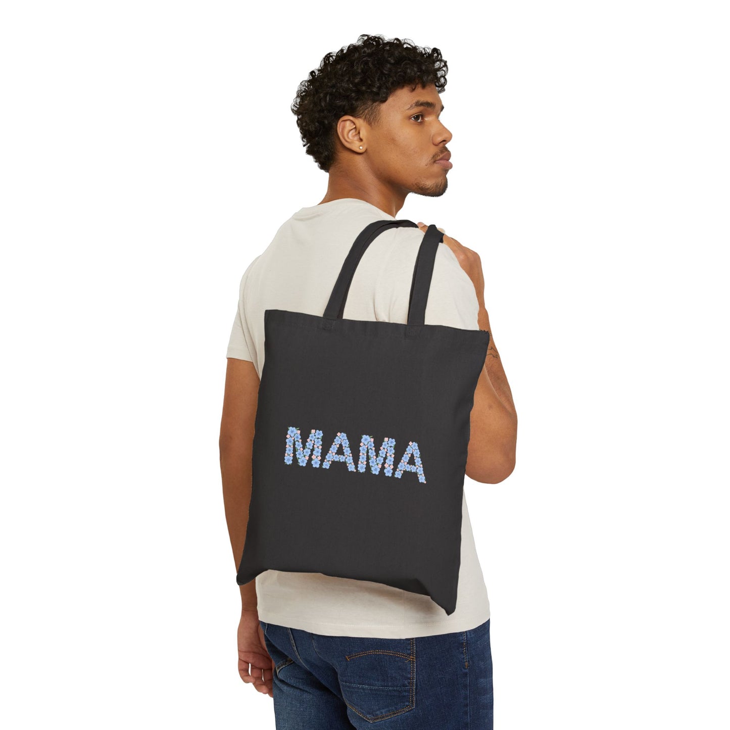 MAMA Floral Tote Bag