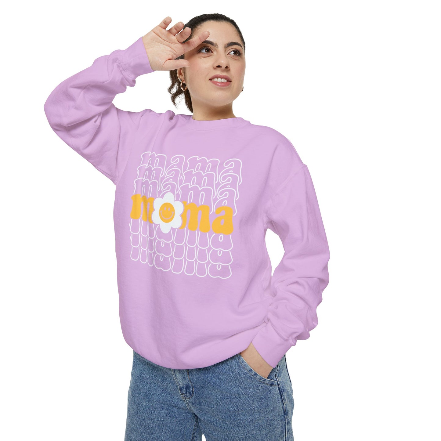 Mama Daisy Comfort Colors Sweatshirt