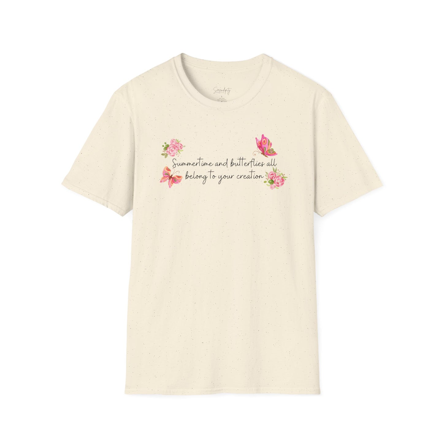 Summertime & Butterflies Soft Style Tee