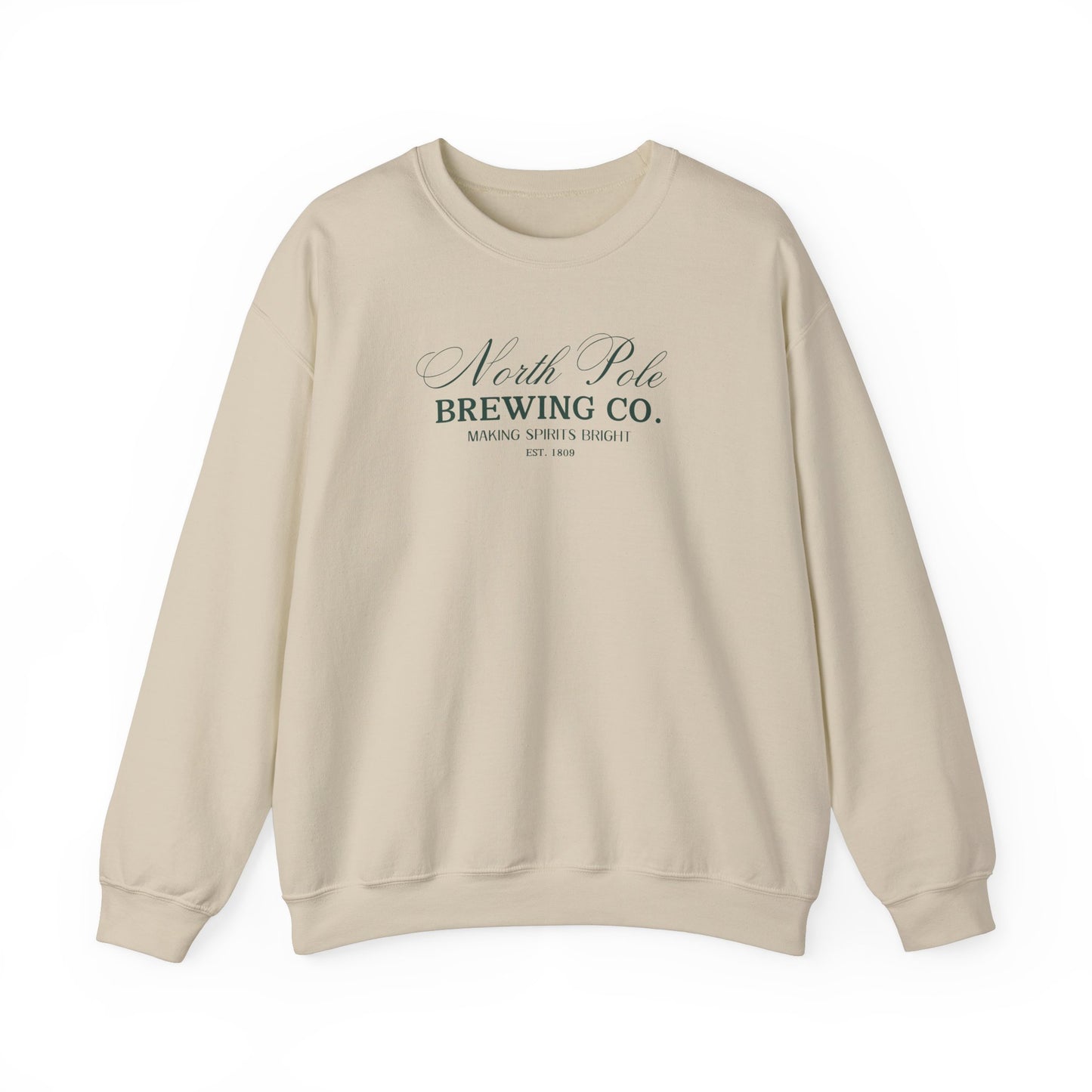 North Pole Brewing Co Green Unisex Crewneck