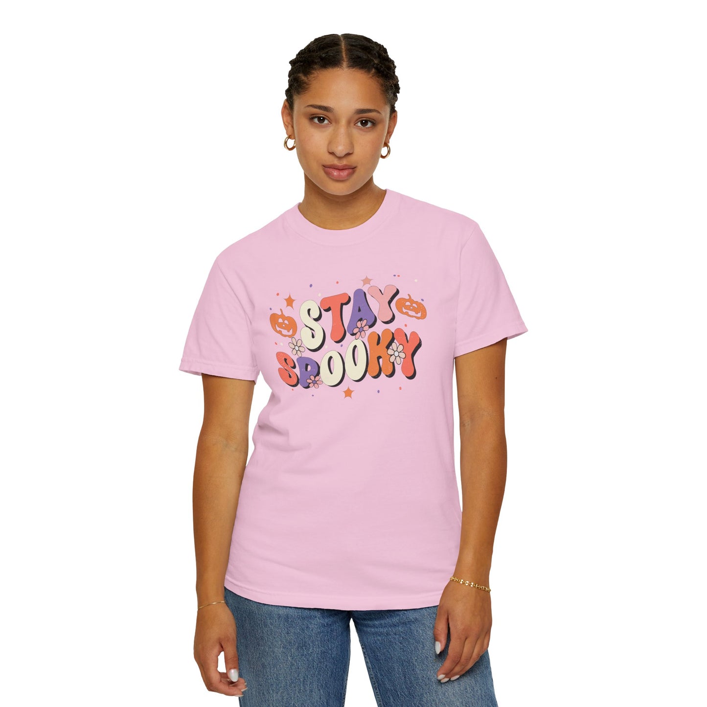 Stay Spooky Girly Comfort Colors Tee