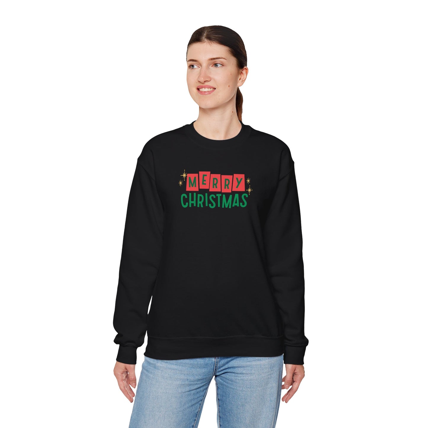 Retro Merry Christmas Unisex Crewneck