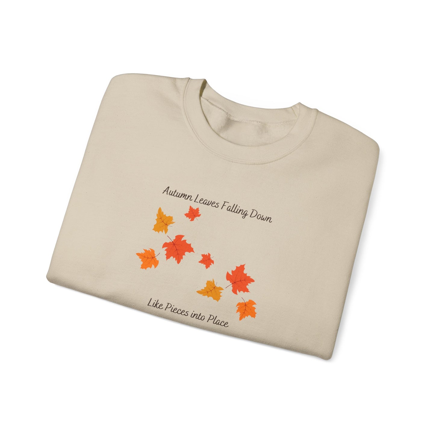 Autumn Leaves Falling Down Crewneck Sweatshirt