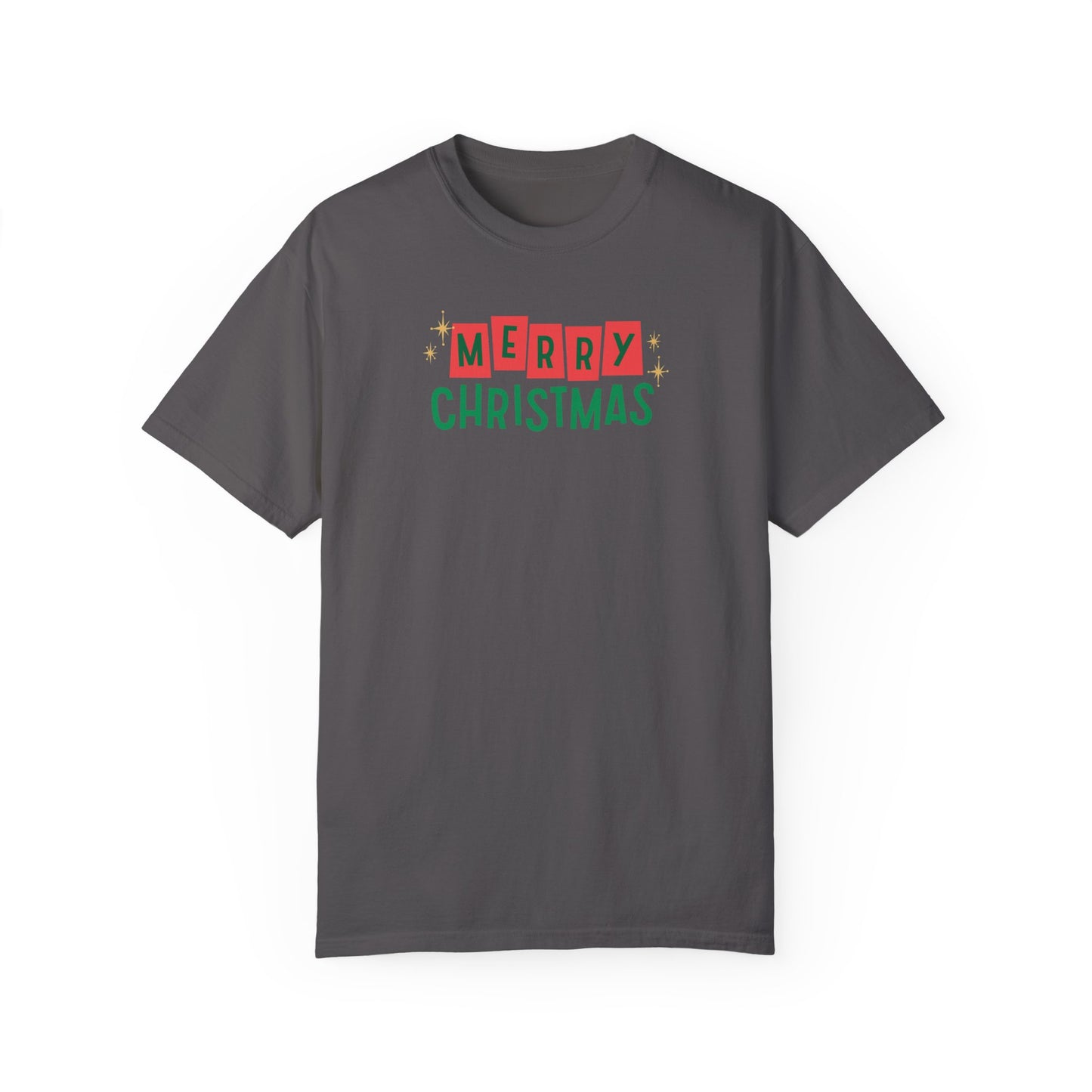 Retro Merry Christmas Comfort Colors Tee