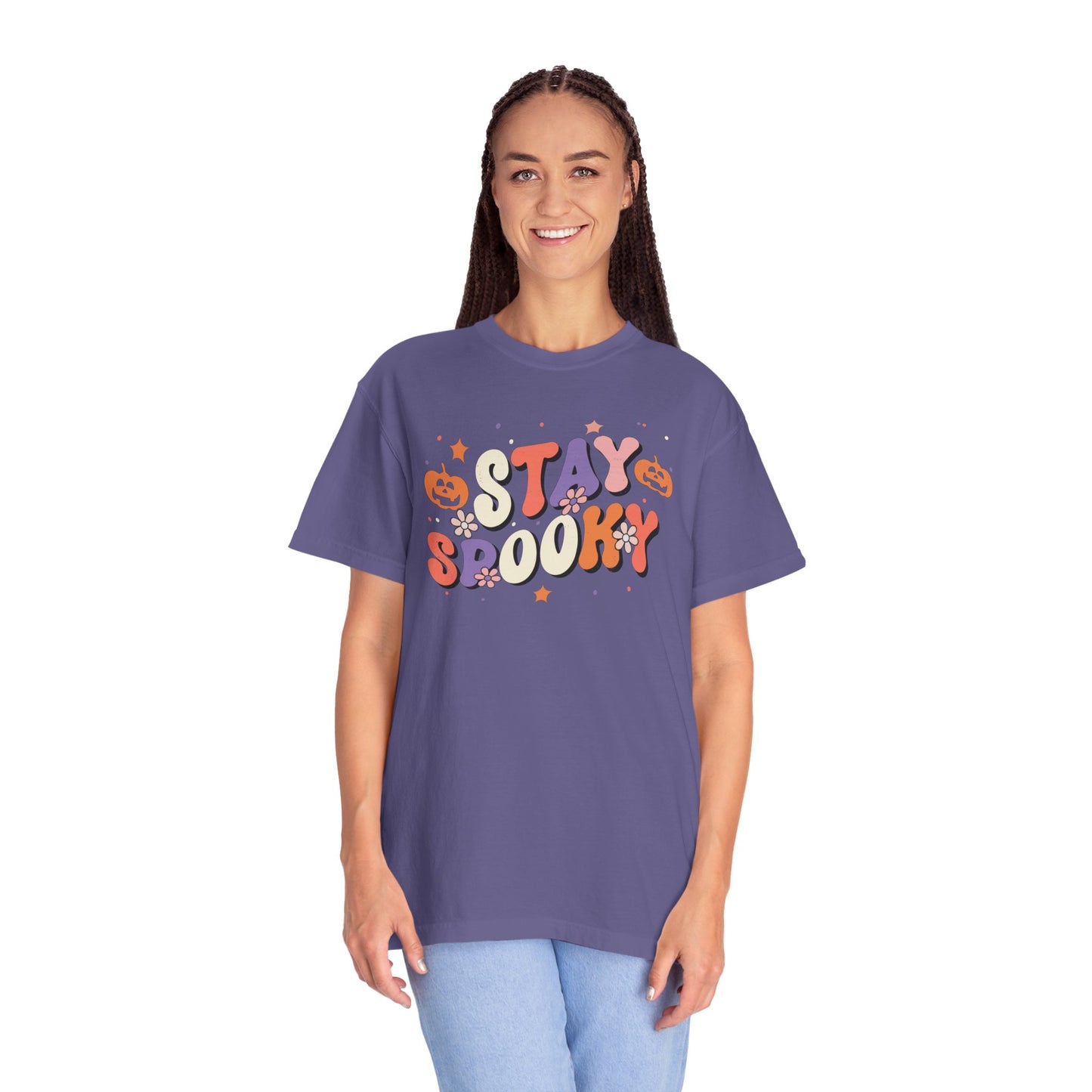 Stay Spooky Girly Comfort Colors Tee