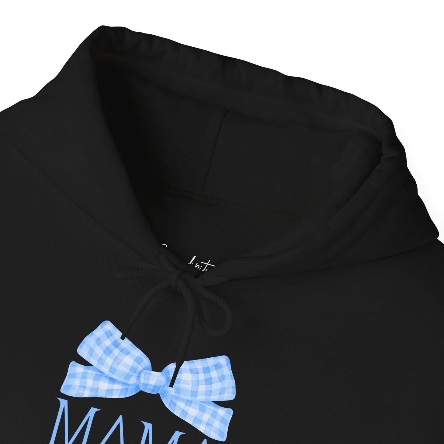 Mama Bow Blue Unisex Hoodie