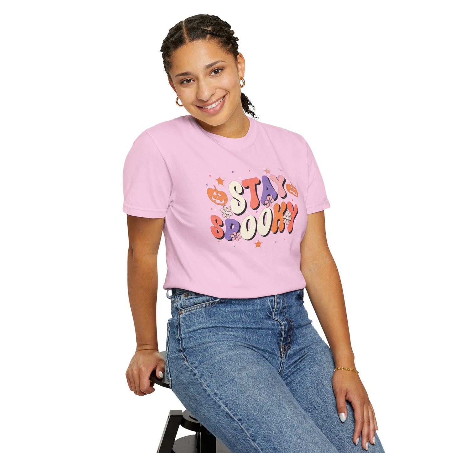 Stay Spooky Girly Comfort Colors Tee