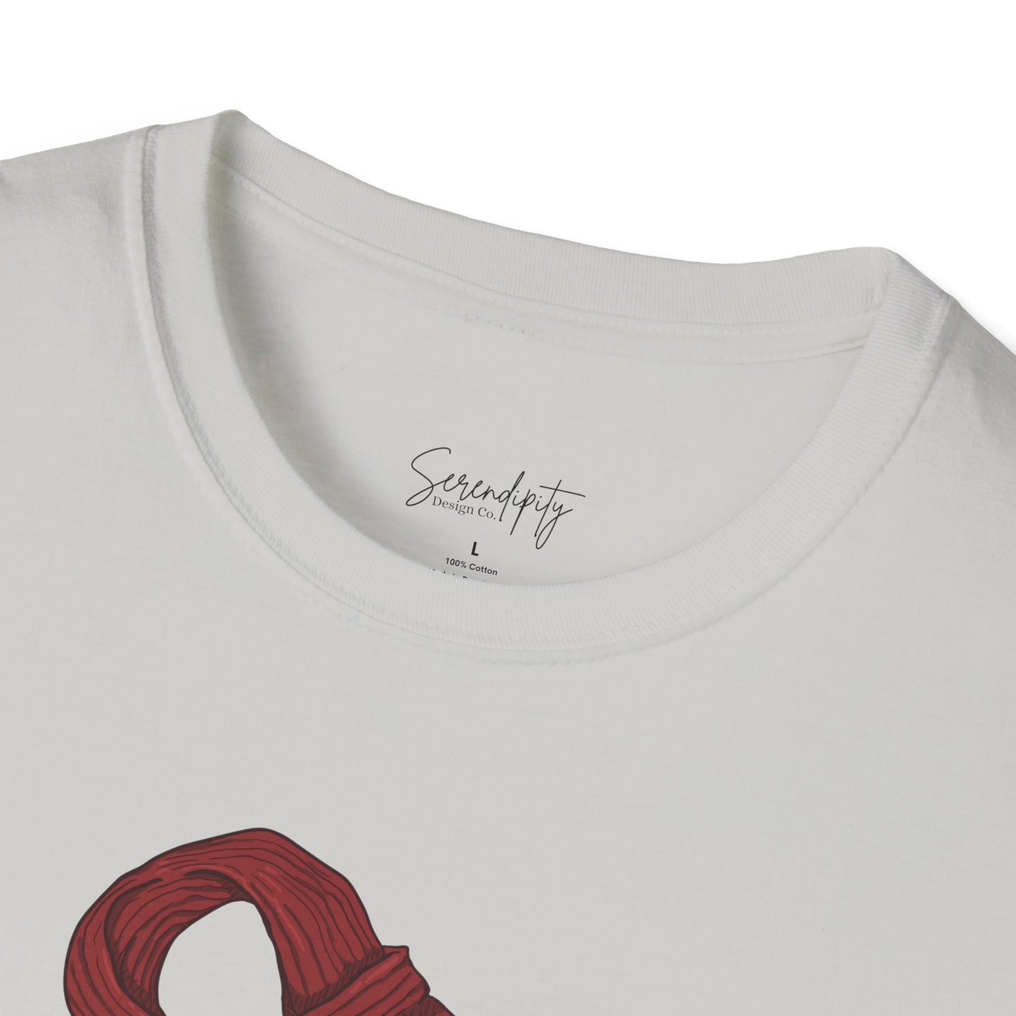 Red Scarf Soft Style Tee